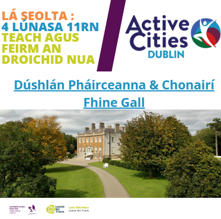 parks and trails as gaeilge