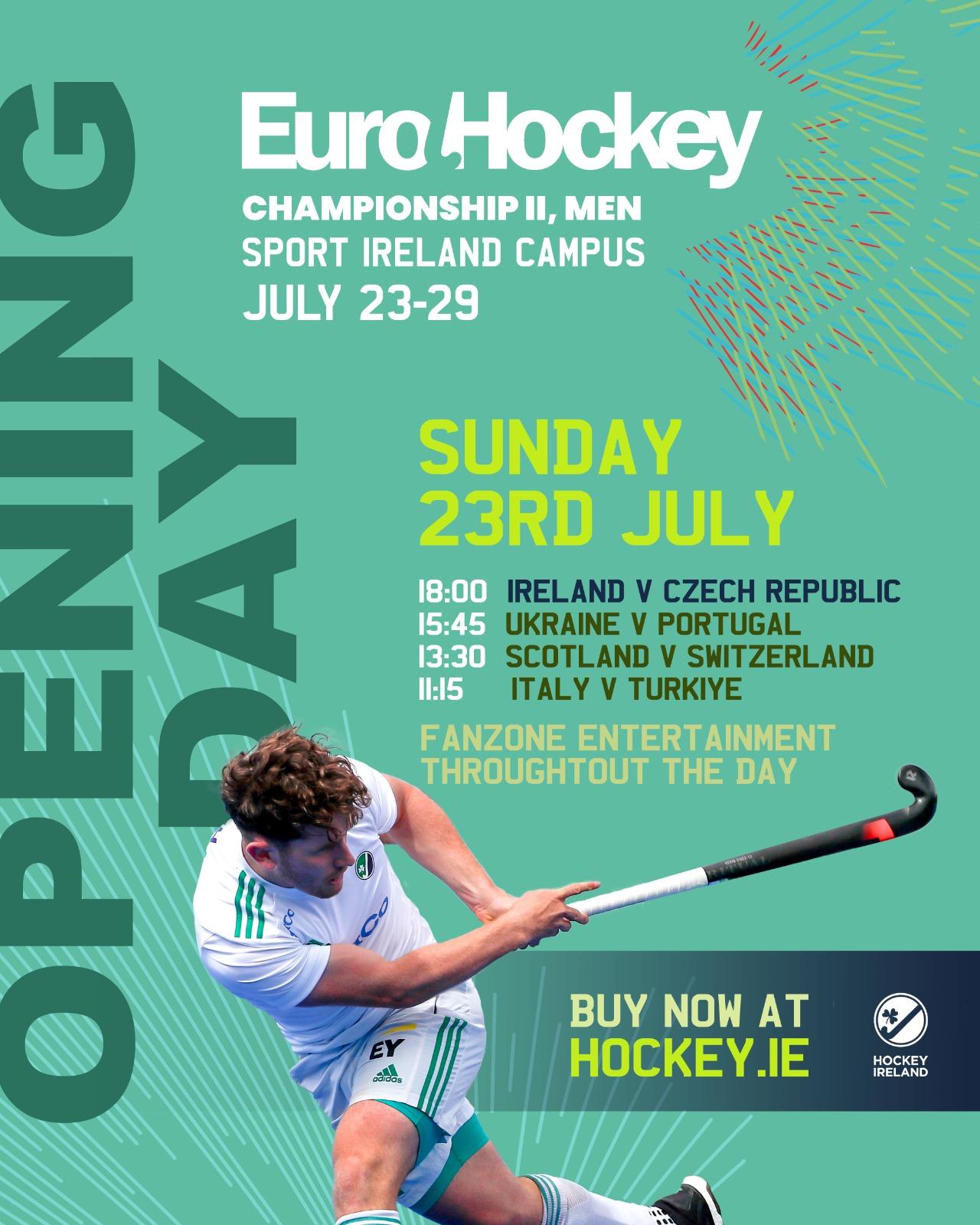 Irish Hockey Opening Day Poster