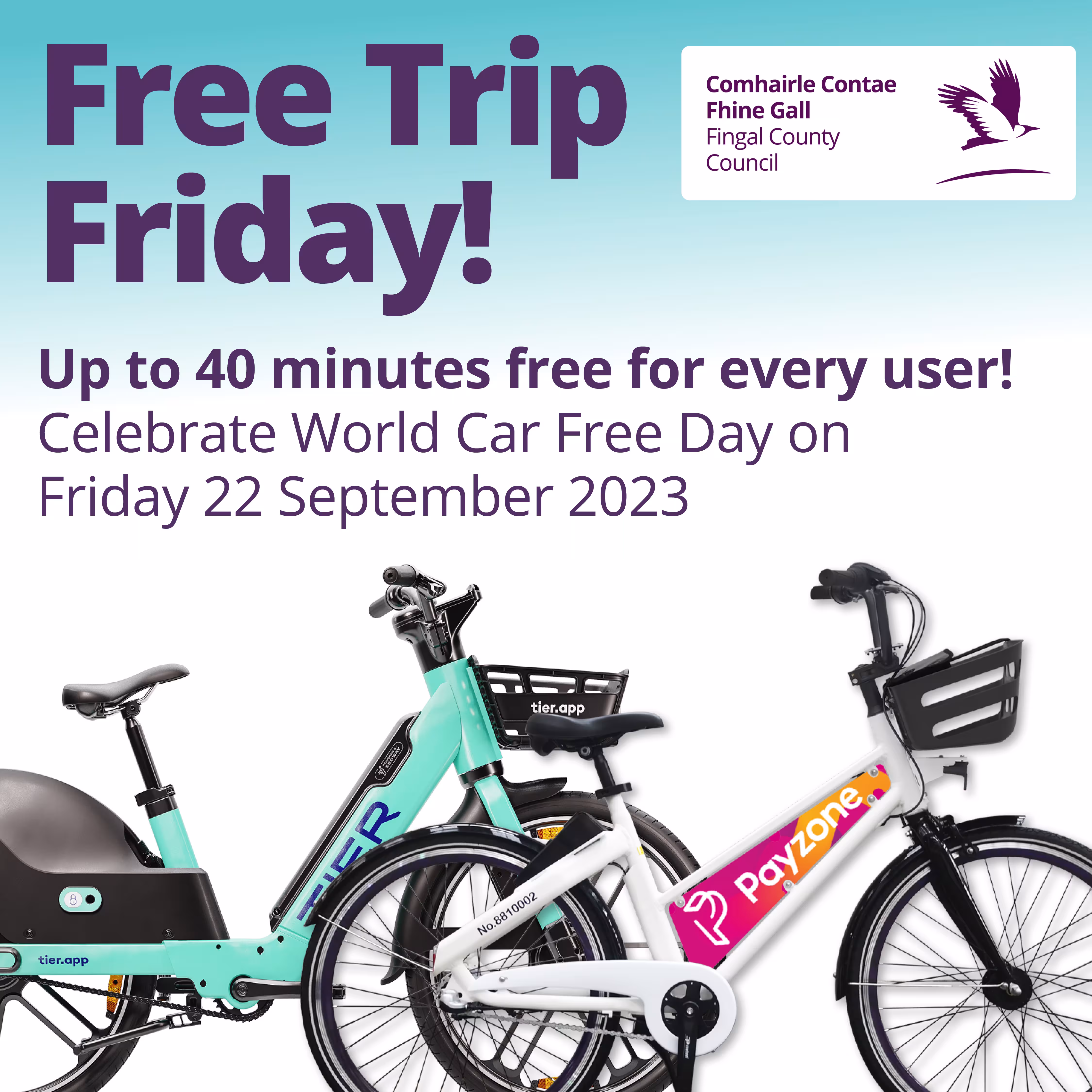 Free trip friday ebike and bike rental free in apps on friday 22 september