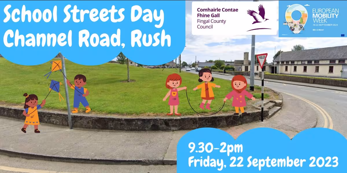 Channel Road rush with children playing on it