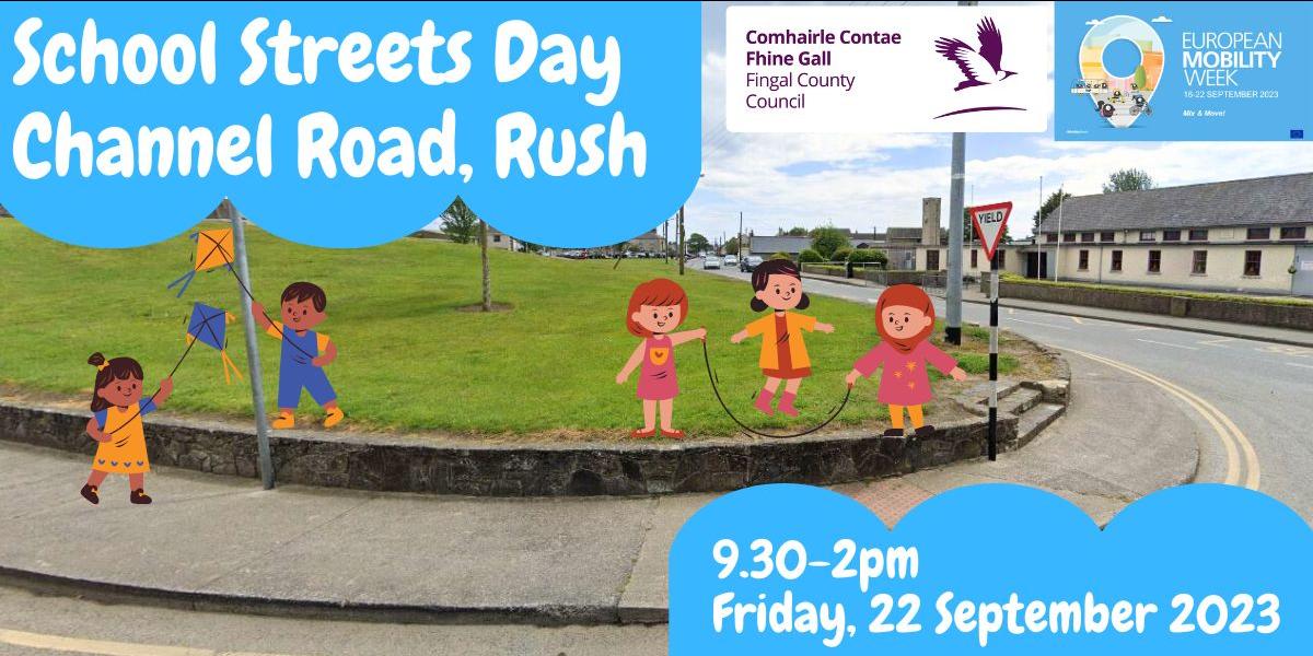 Channel Road rush with children playing on it