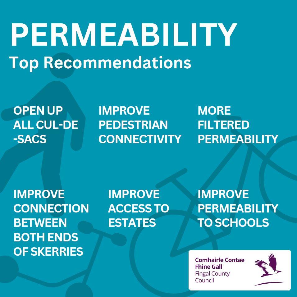 skerries active travel plan permeability ideas