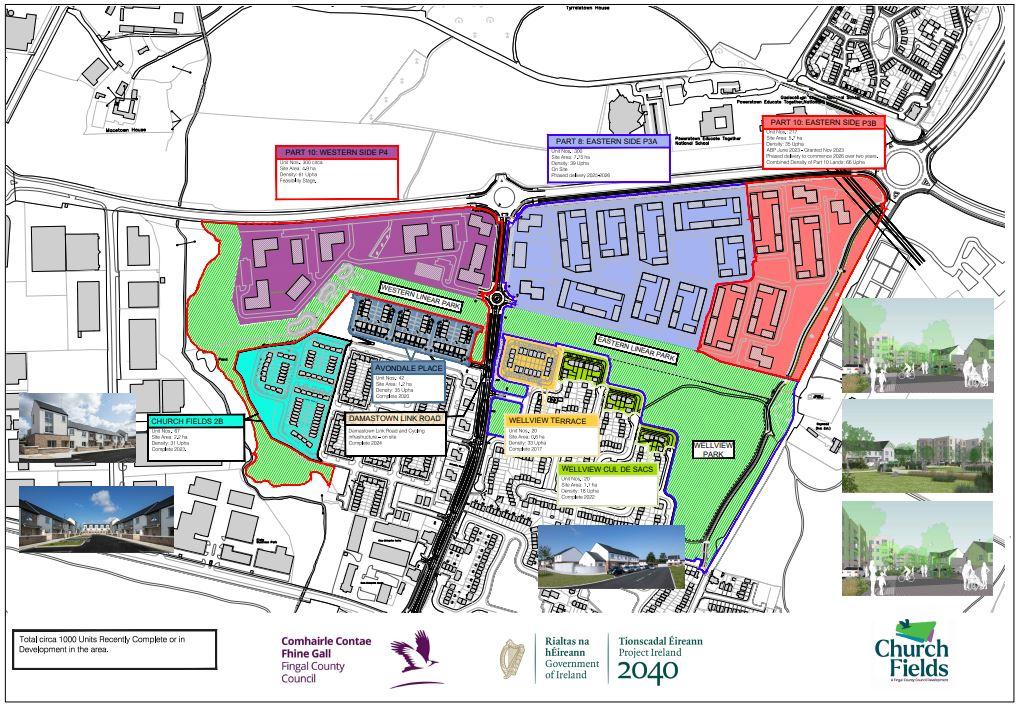 When fully complete the Church Fields development will see 1000 homes built in Mulhuddart