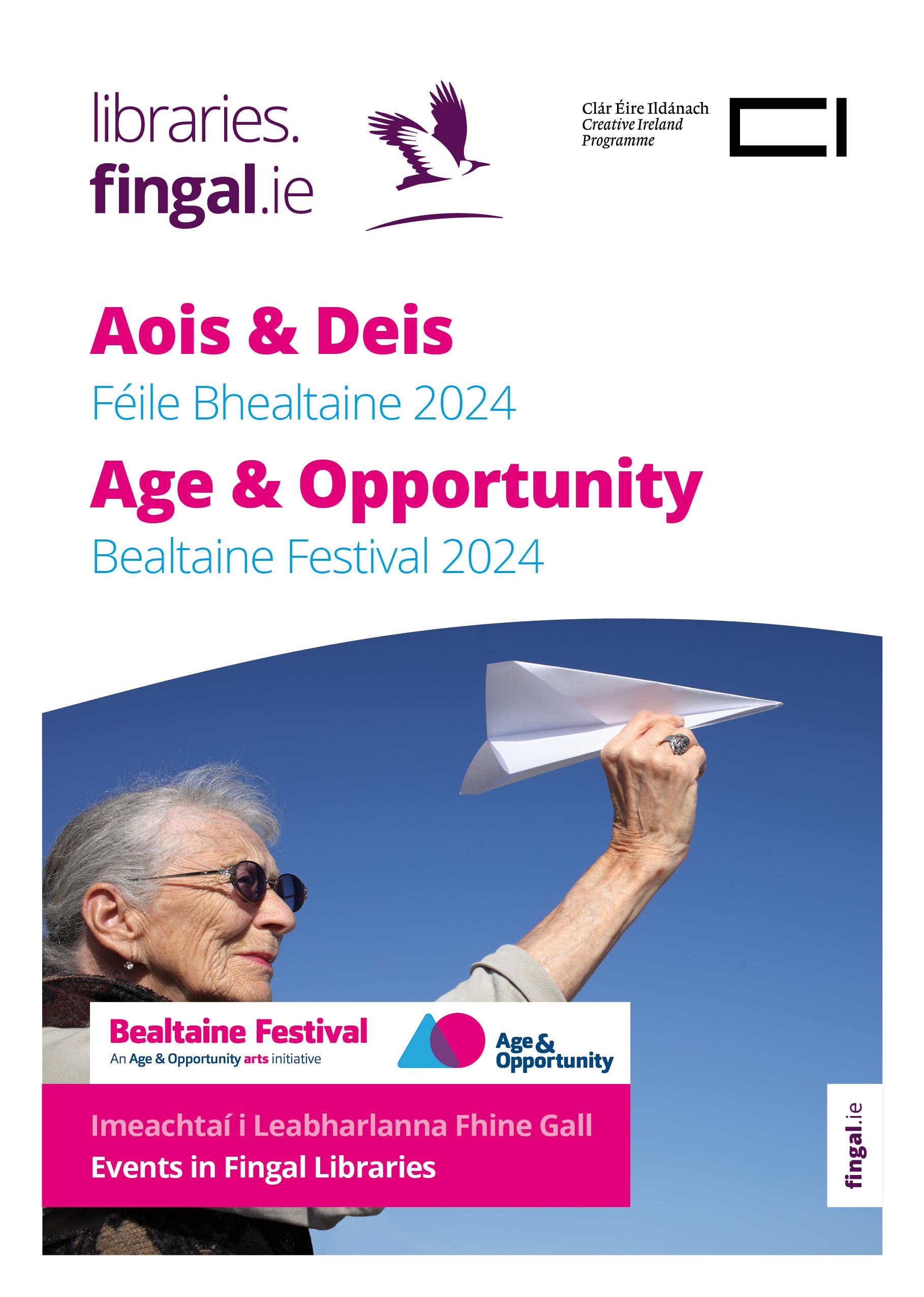 Fingal Libraries Bealtaine 2024 poster