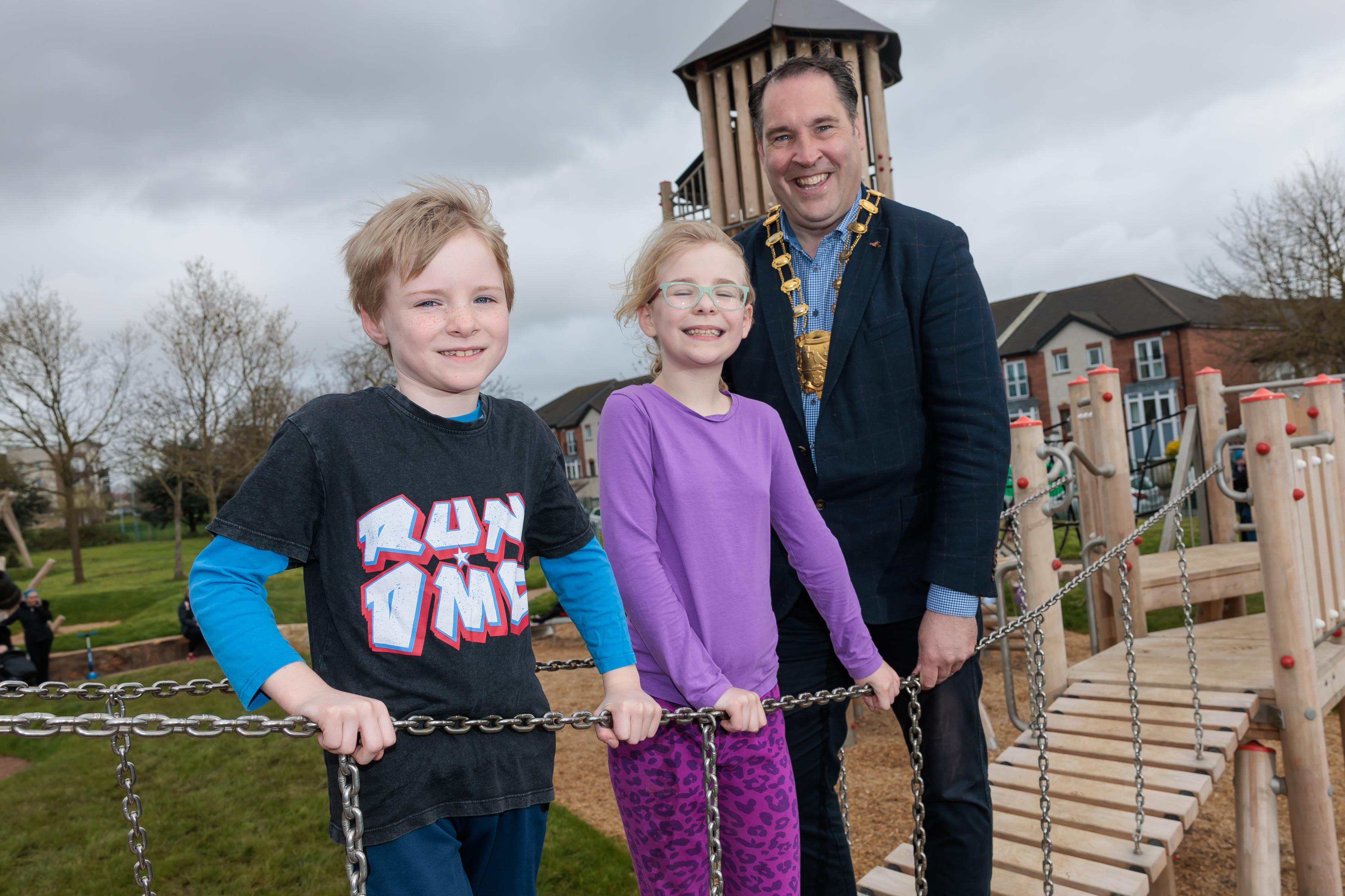 The new playground in Meakstown sets the benchmark for other projects that Fingal will be undertaking across the county 