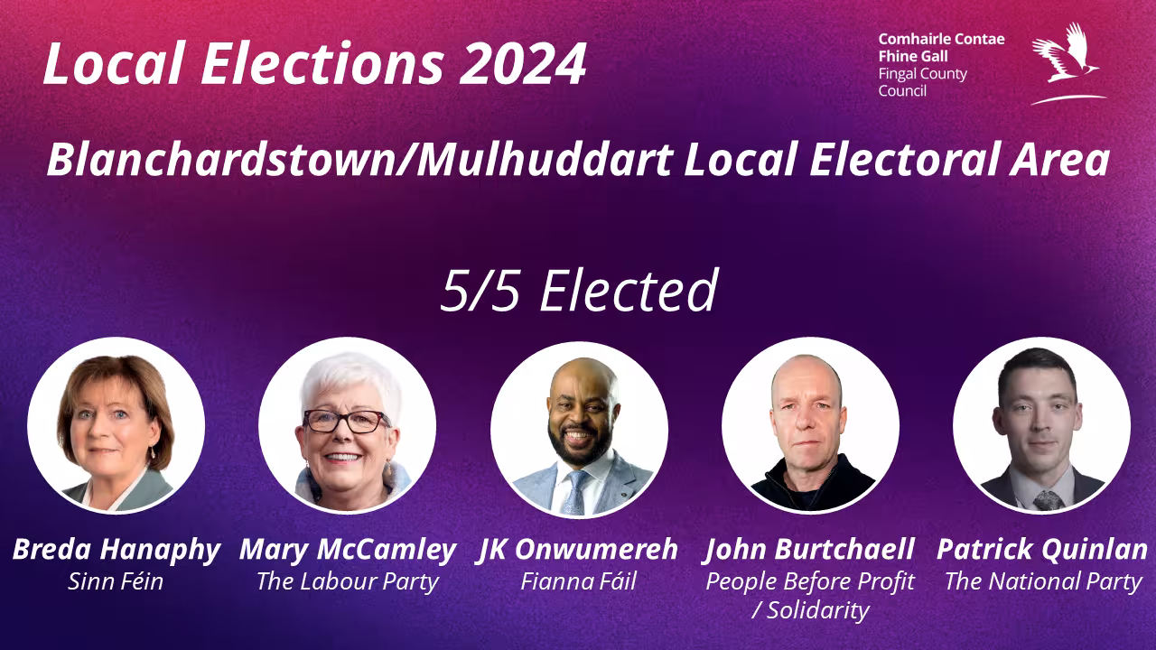 Blanch Mulhuddart Elected councillors