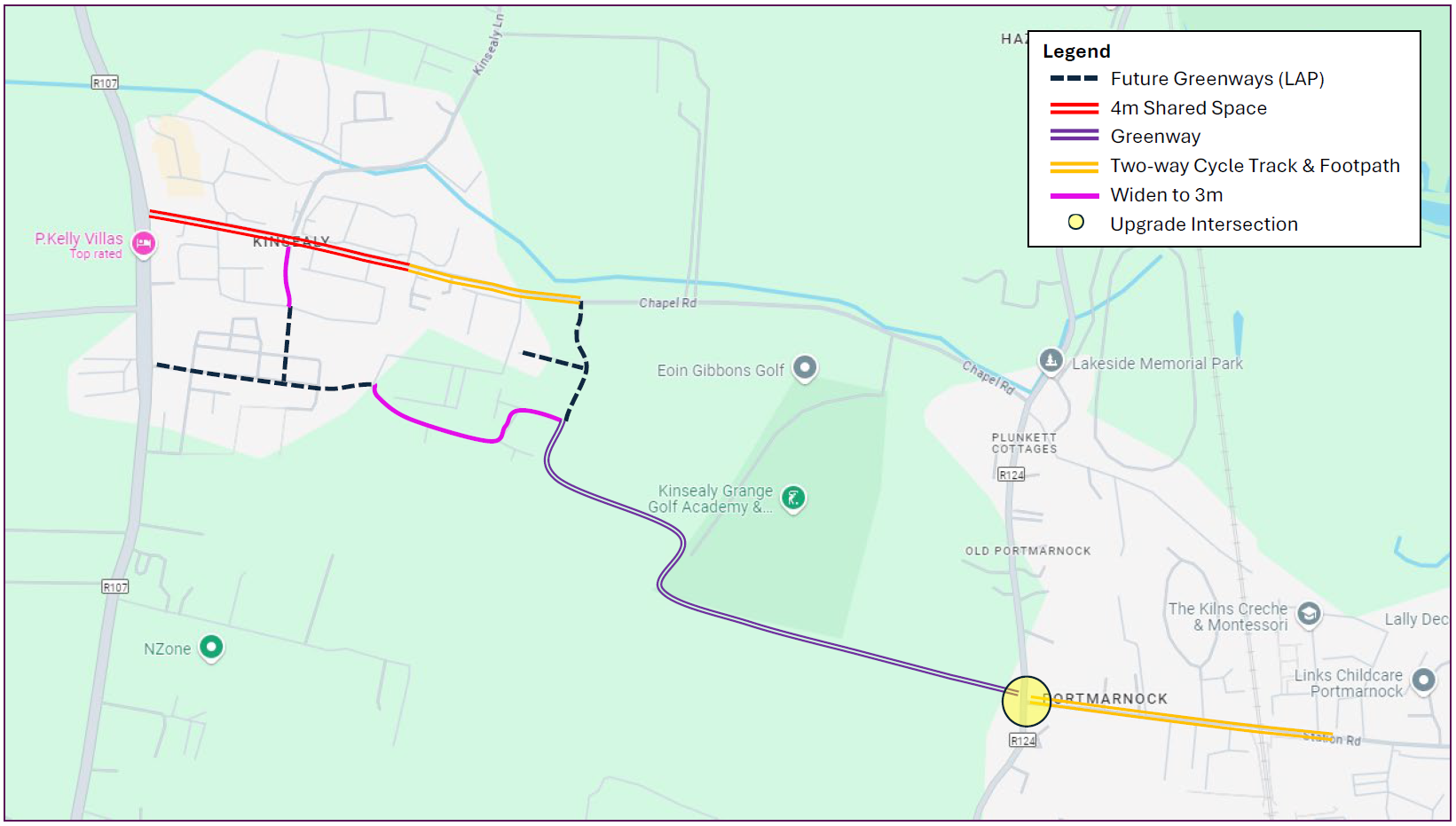 Kinsealy Walking & Cycling route