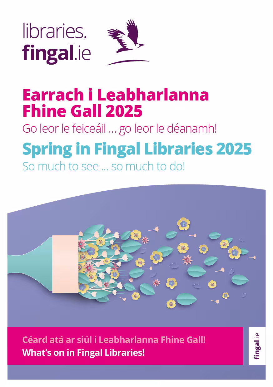 Spring in Fingal Libraries 2025 Cover