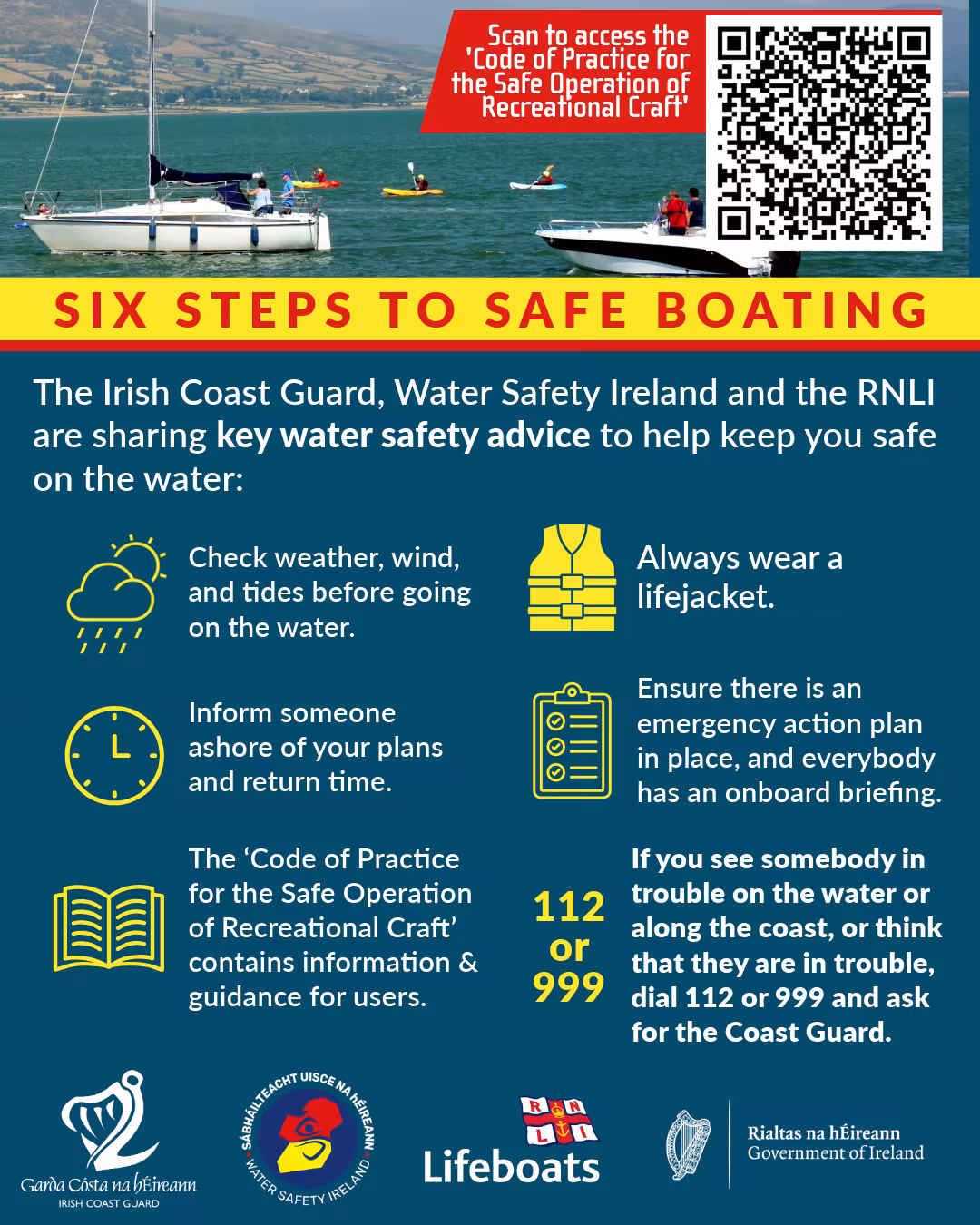 Boating Safety Infographic Easter 2025