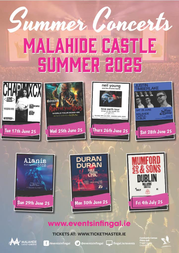 Malahide Castle Concerts 2025
