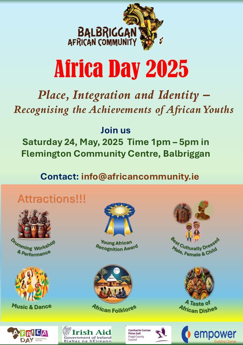 Africa day Balbriggan 2025 flyer