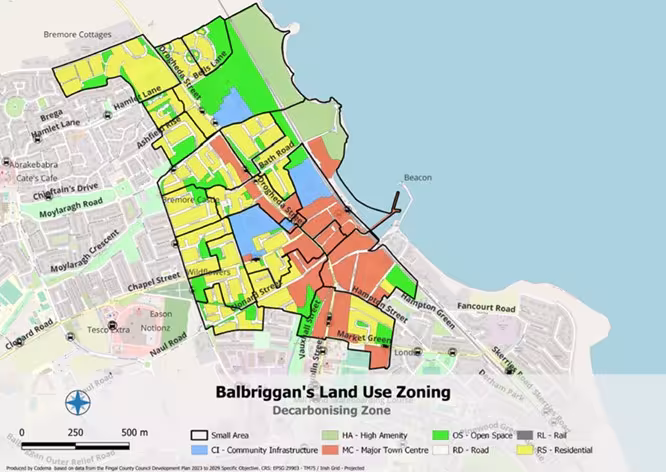 Decarbonising Zone Balbriggan map