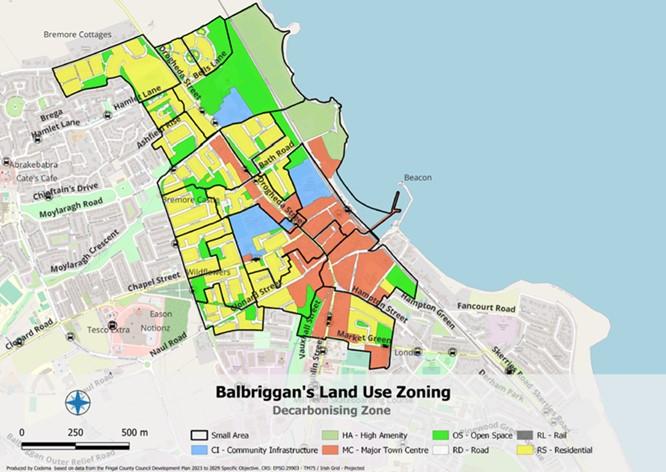 Decarbonising Zone Balbriggan map