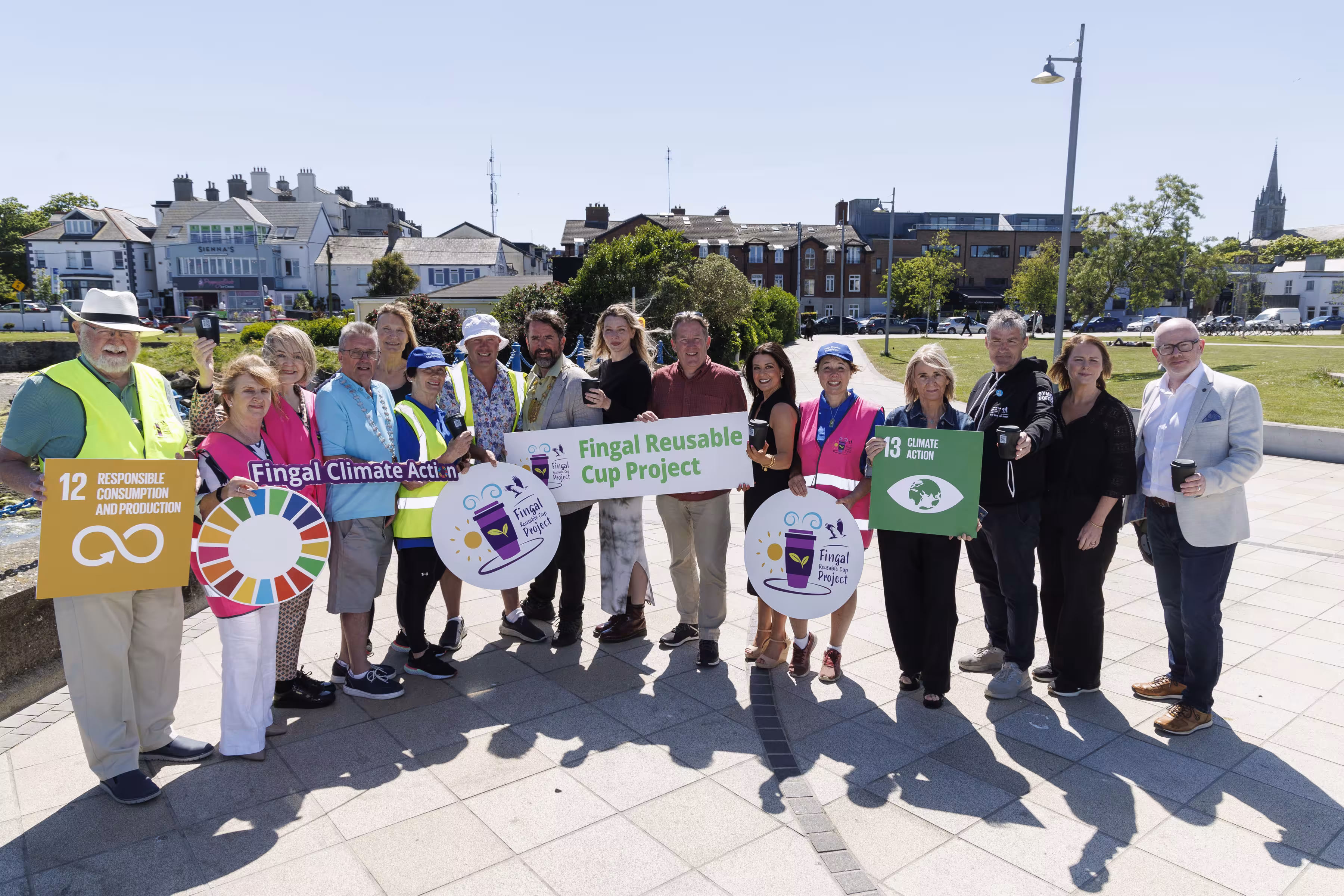 The Malahide community wants people to make the move to reusable cups