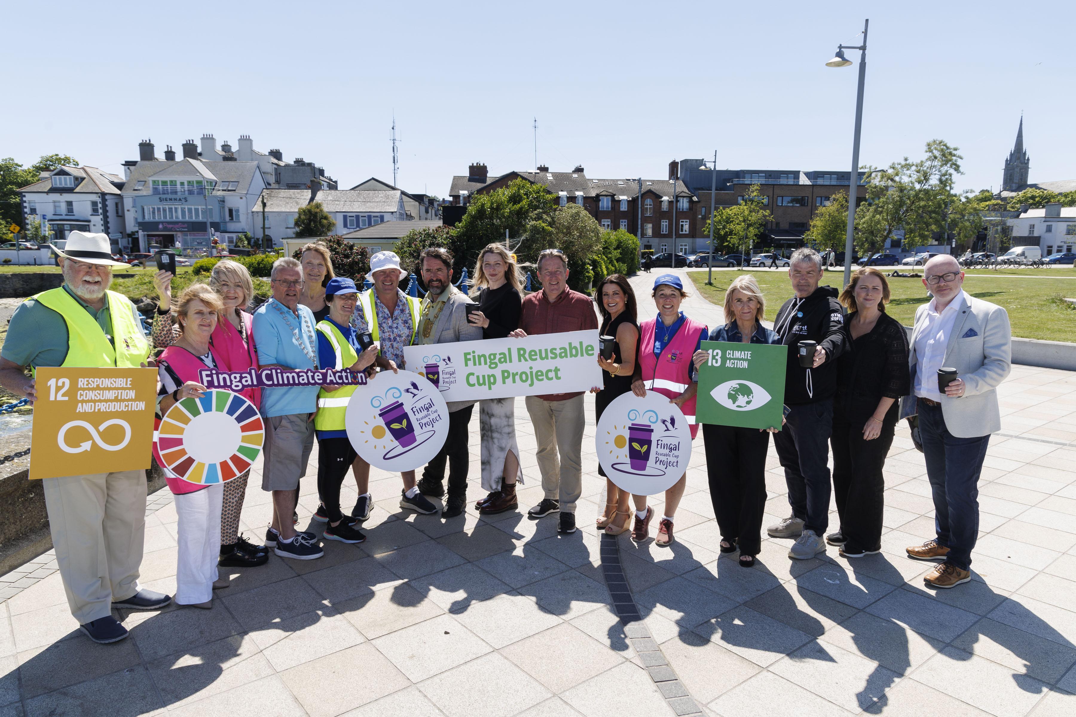 The Malahide community wants people to make the move to reusable cups