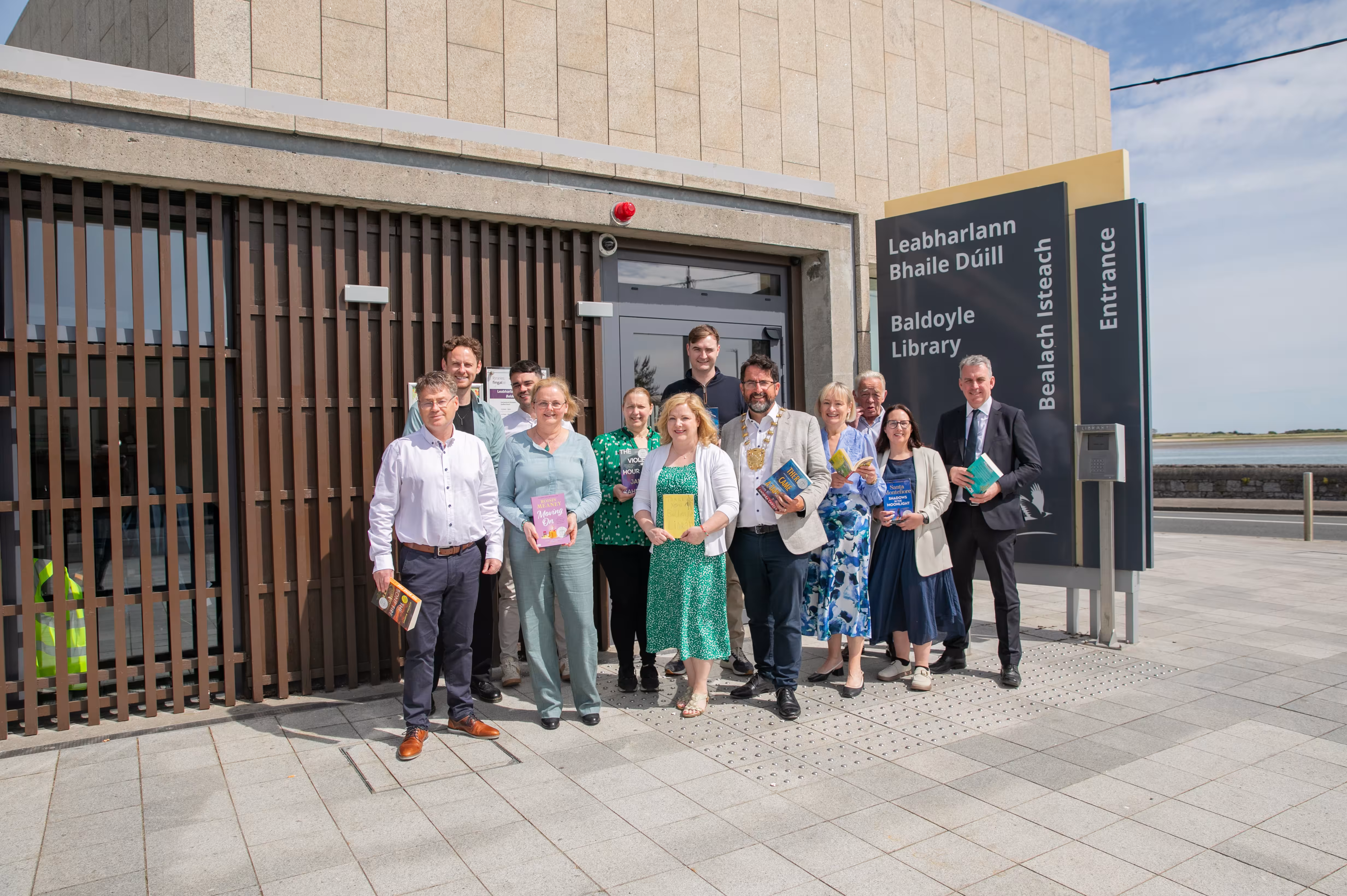 Baldoyle Library Reopens outside view