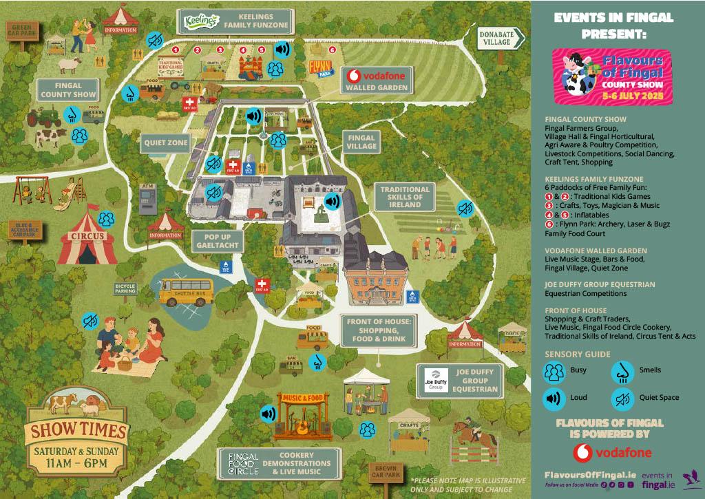 Flavours of Fingal Map 2025