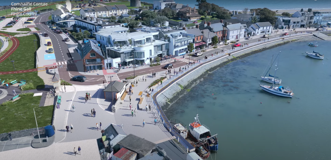 Skerries Harbour Road and Red Island