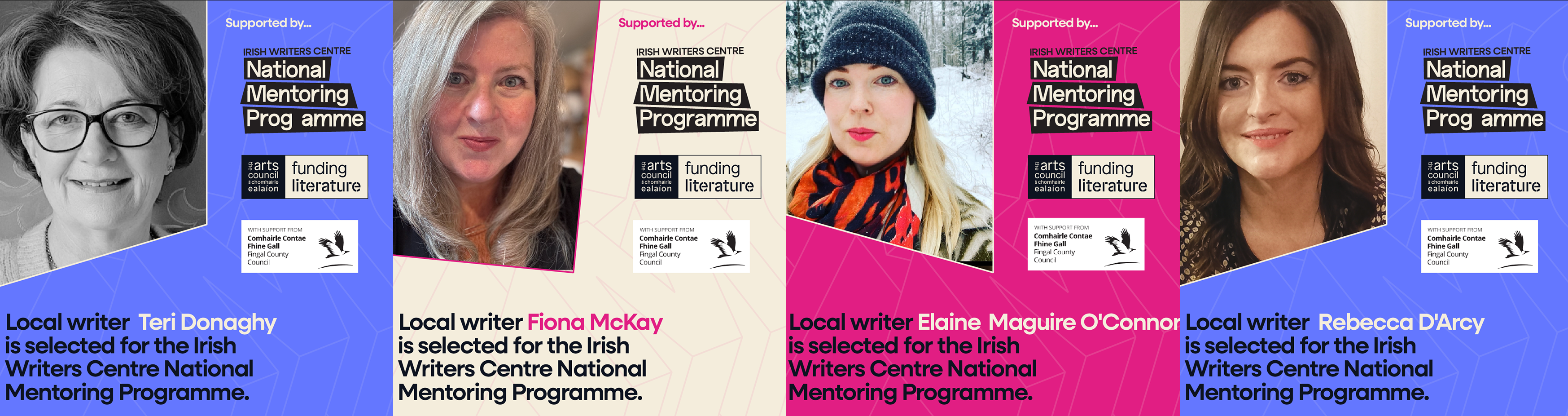 Local writers selected for National Mentoring Programme