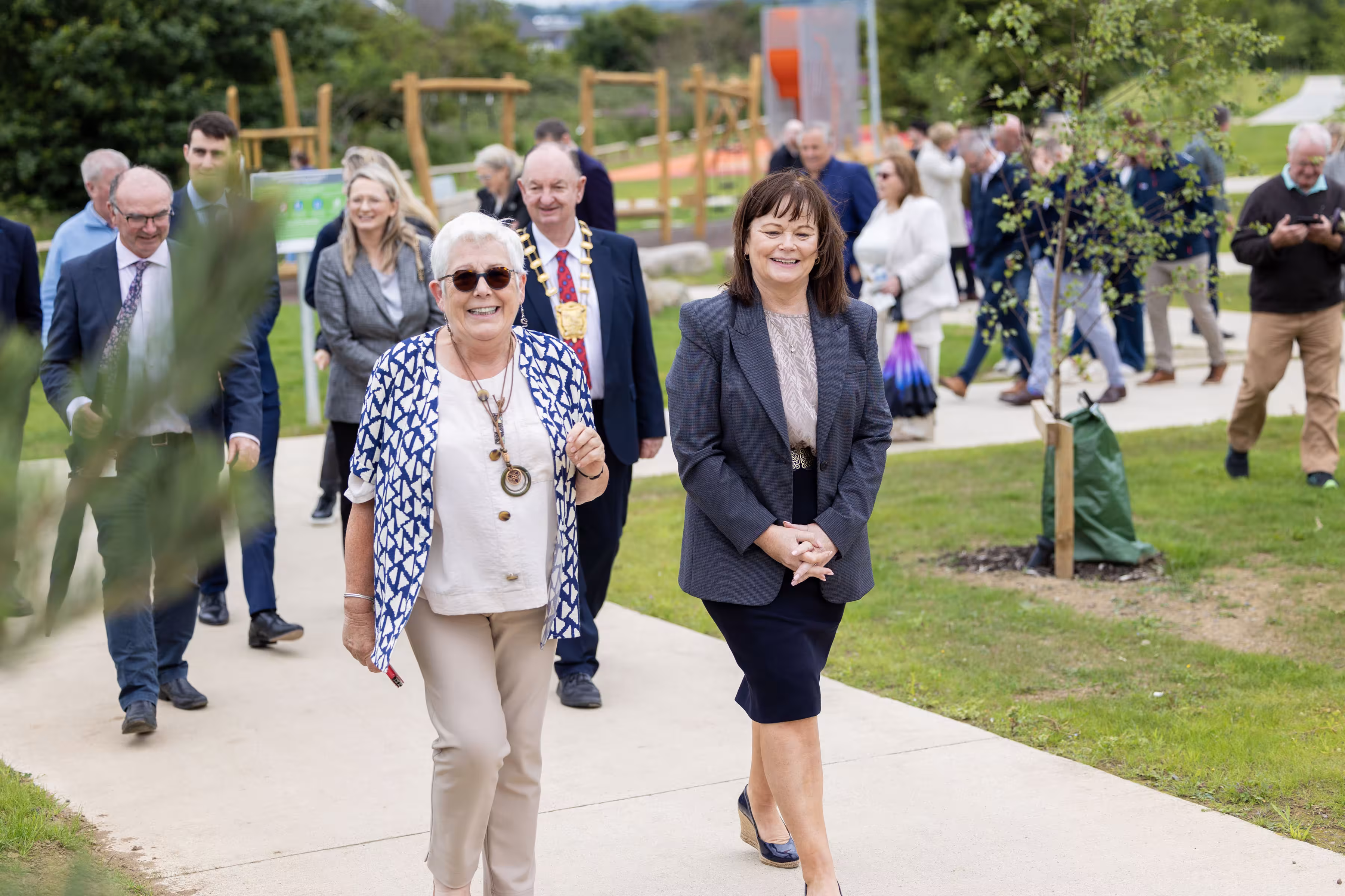 Church Fields Linear Park Opening Walkthrough July 2025