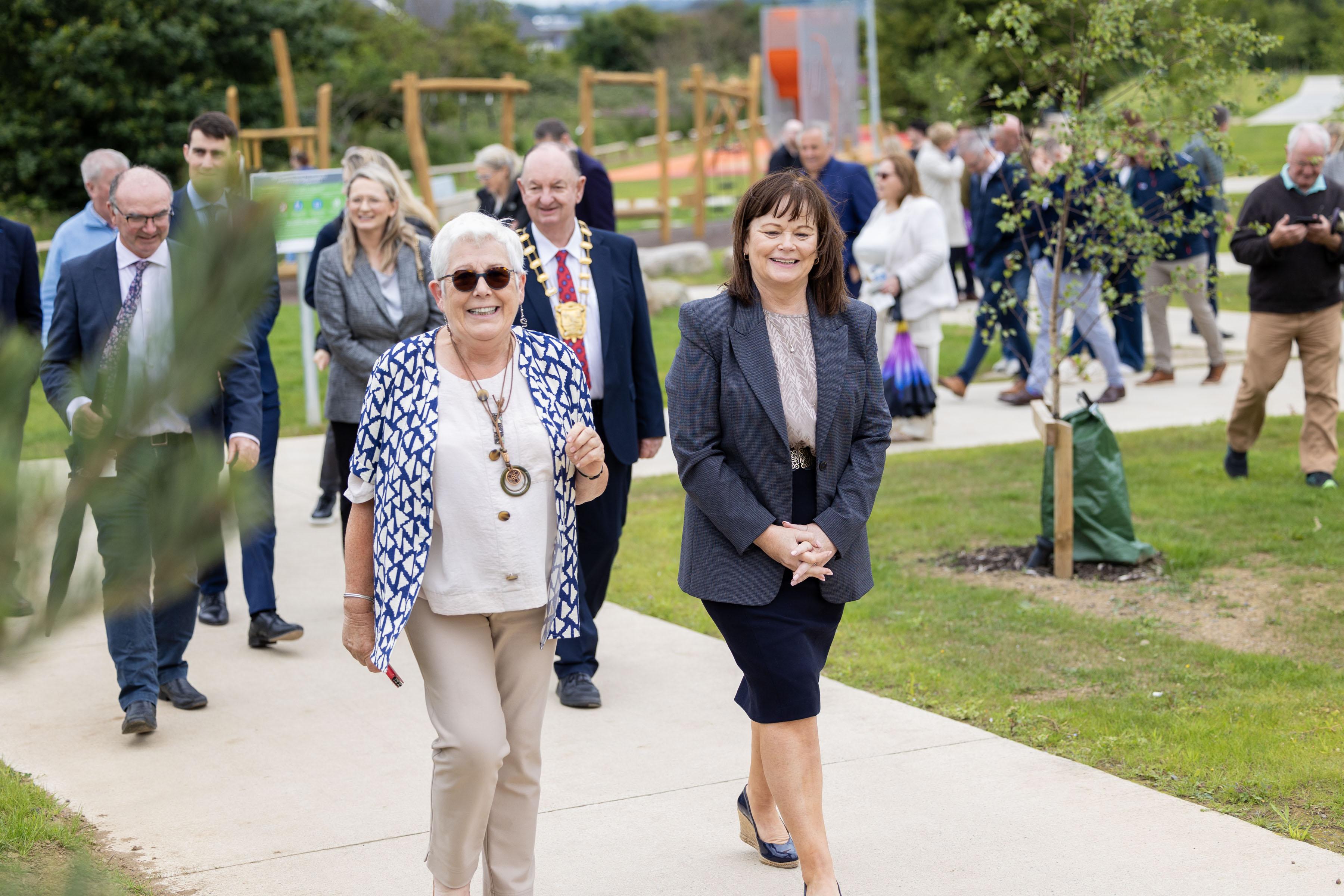 Church Fields Linear Park Opening Walkthrough July 2025