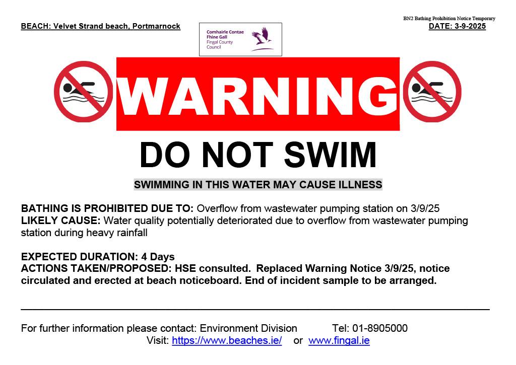 Do not swim 03.09.25