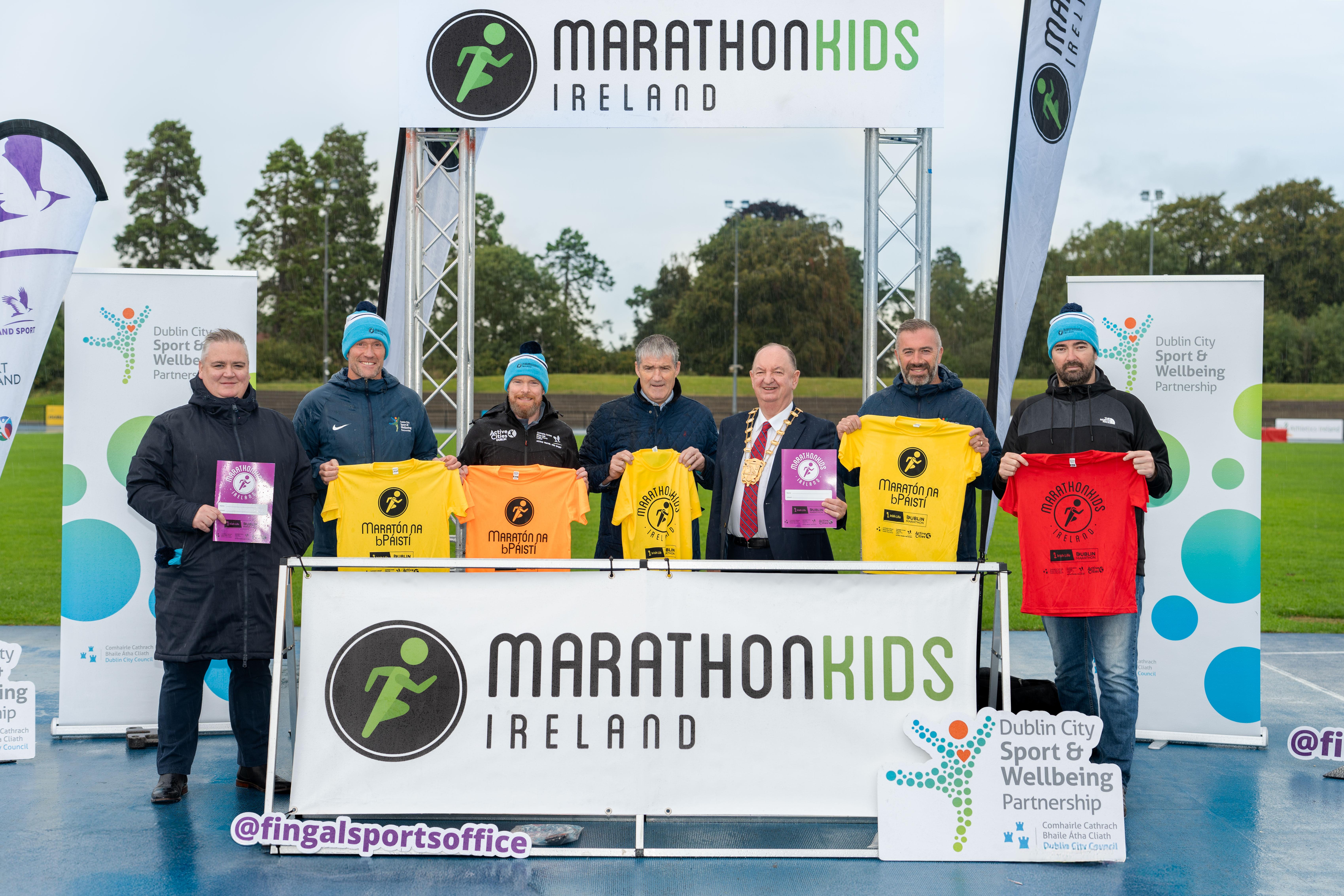 The Marathonkids Ireland 2025 programme was launched today at Morton Stadium in Santry,