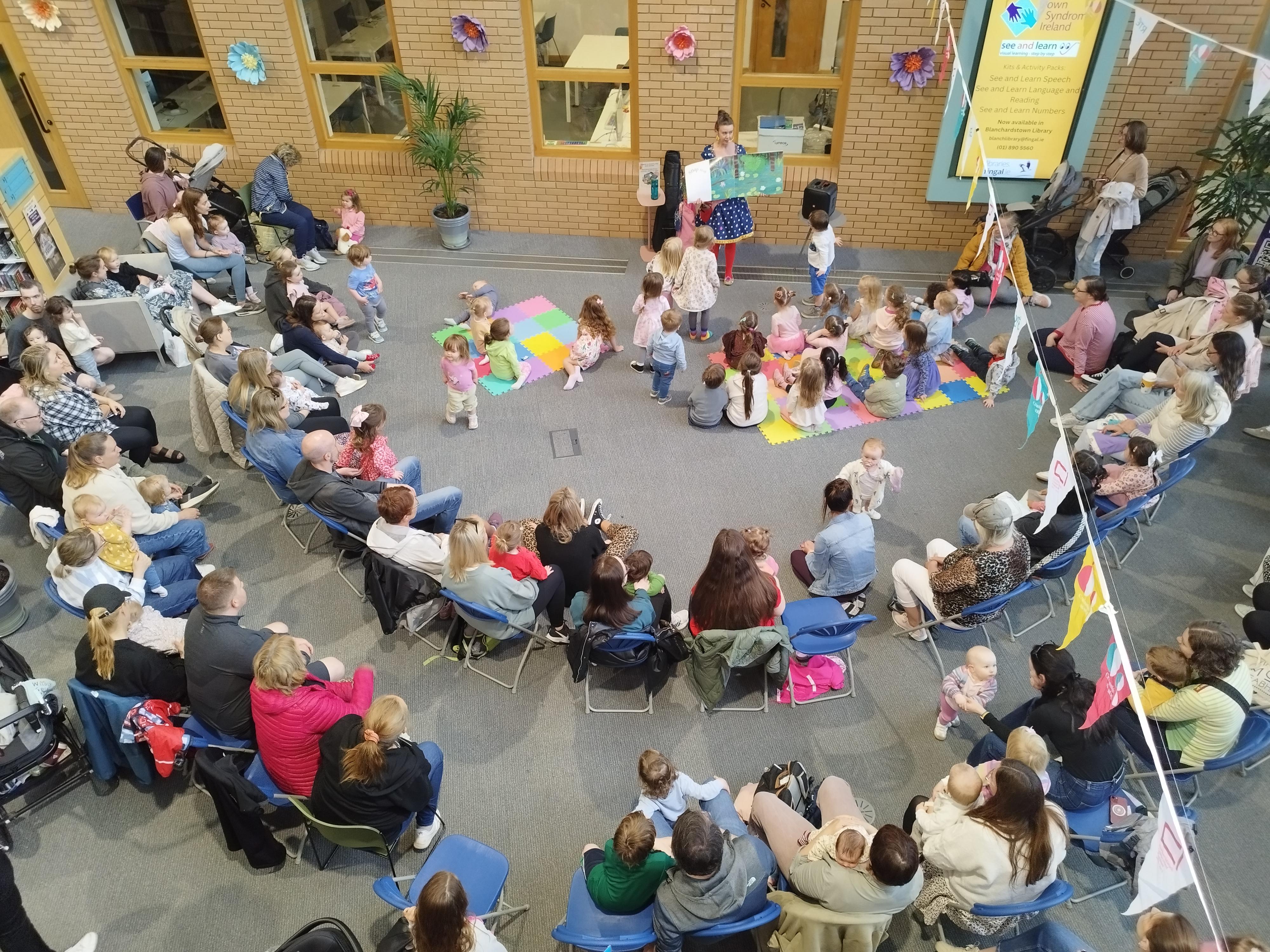 Sarah Sparkles brings interactive story-telling to Fingal libraries as part of the Bronntanas Festival