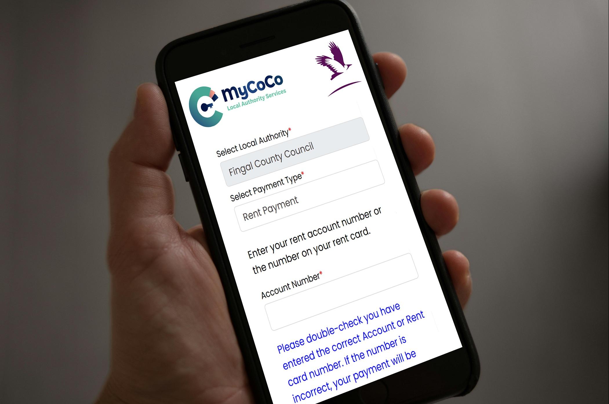 Tenants can now pay their rents online including by mobile phone