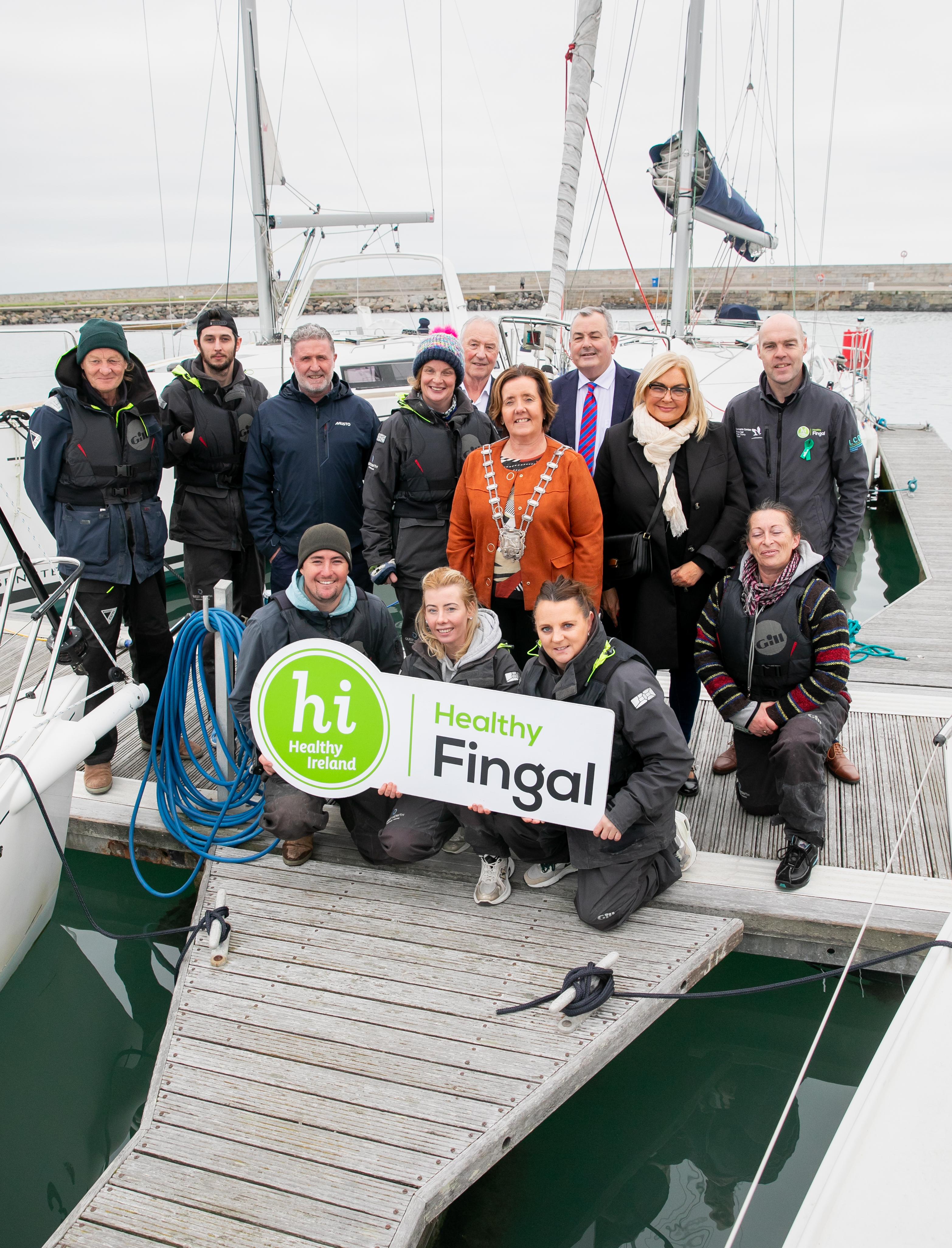The Fingal Sailing into Wellness Programme has officially set sail from Howth