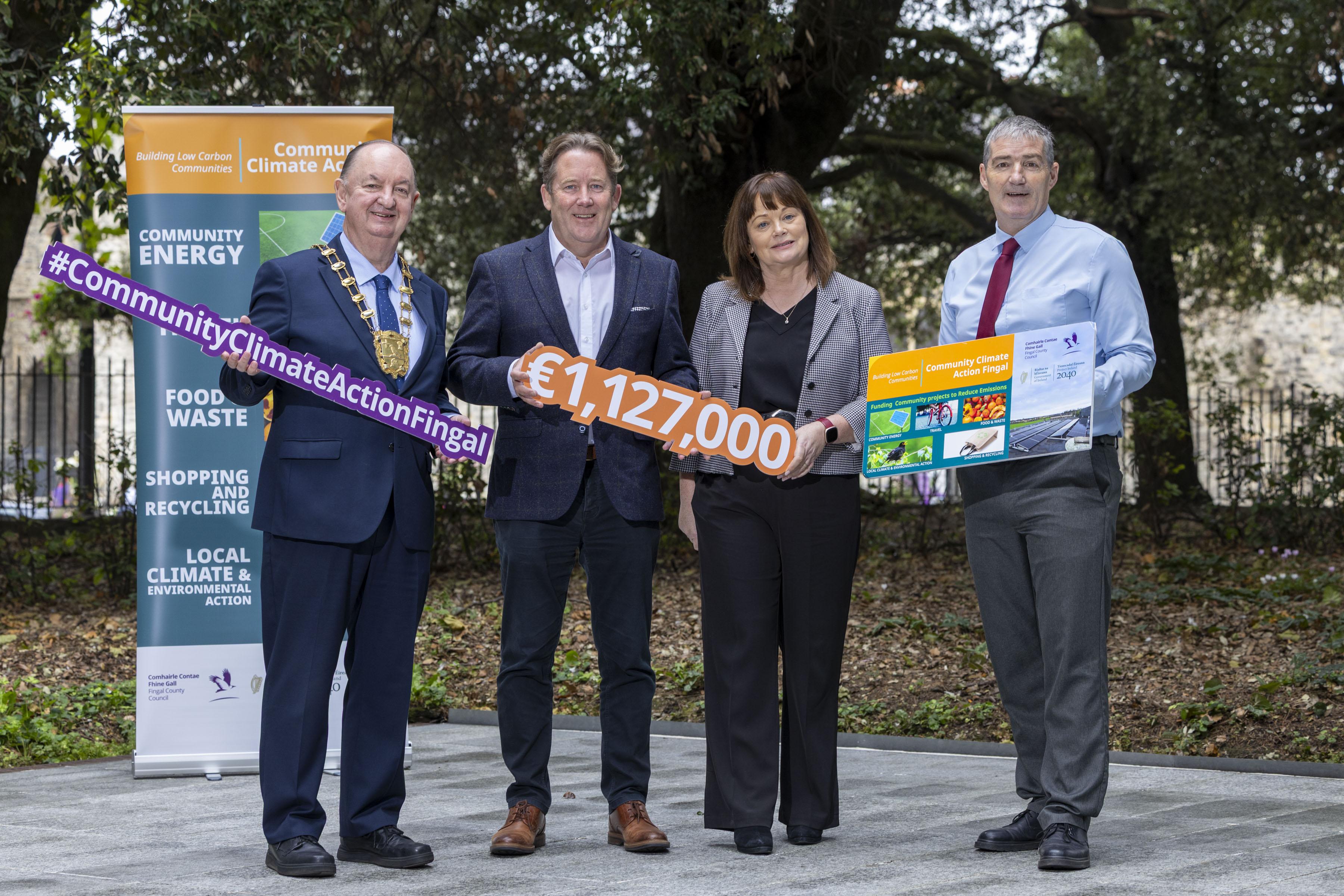 Mayor and Minister launch €1.1m fund to tackle climate change