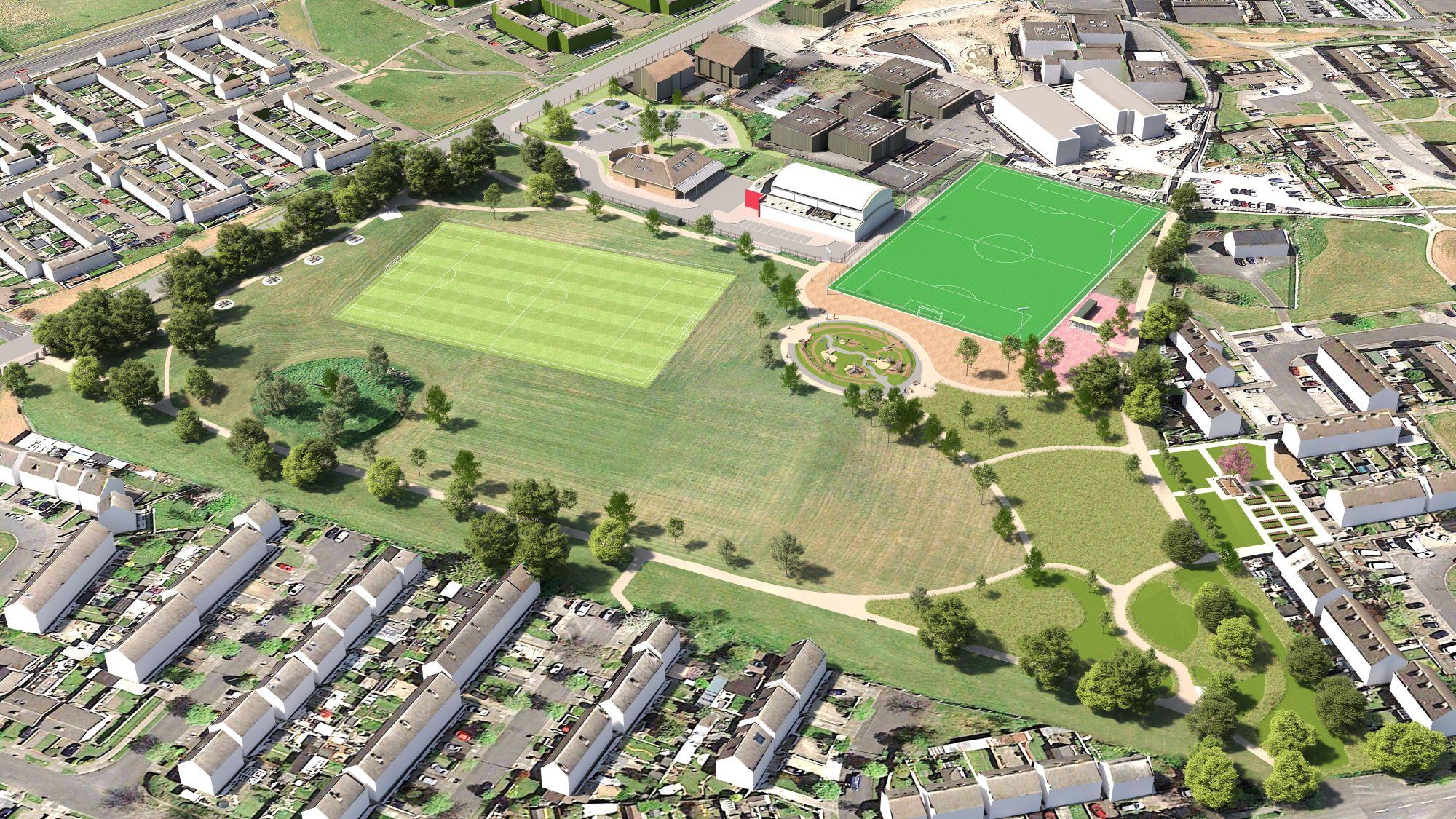 The upgrade at Corduff will deliver a modern, inclusive space for the local community