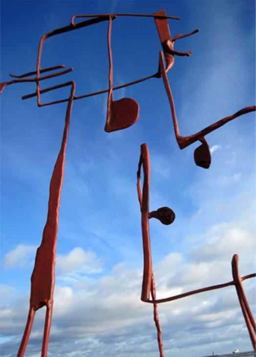 Farmland line drawing 1 by Mark Ryan