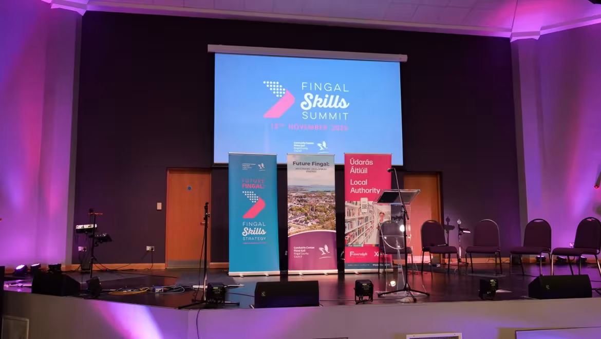 Hosting a Skills Forum is one way Fingal County Council is working closely with businesses, industry, and education/training partners to deliver the "Future Fingal: Skills Strategy", building a future-ready workforce and a strong talent pipeline for the county