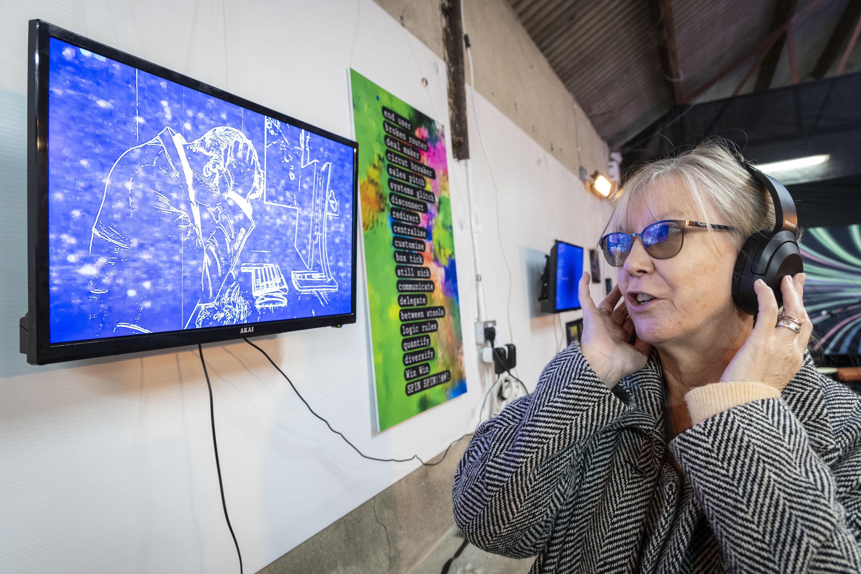 Artist Nunce McAuley attending how its made 2025