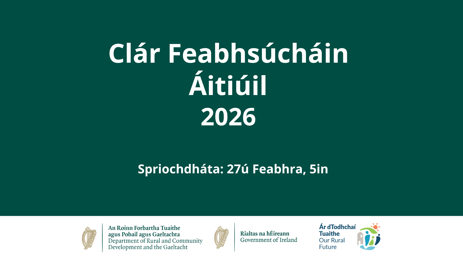 LEP 2026 Gaeilge