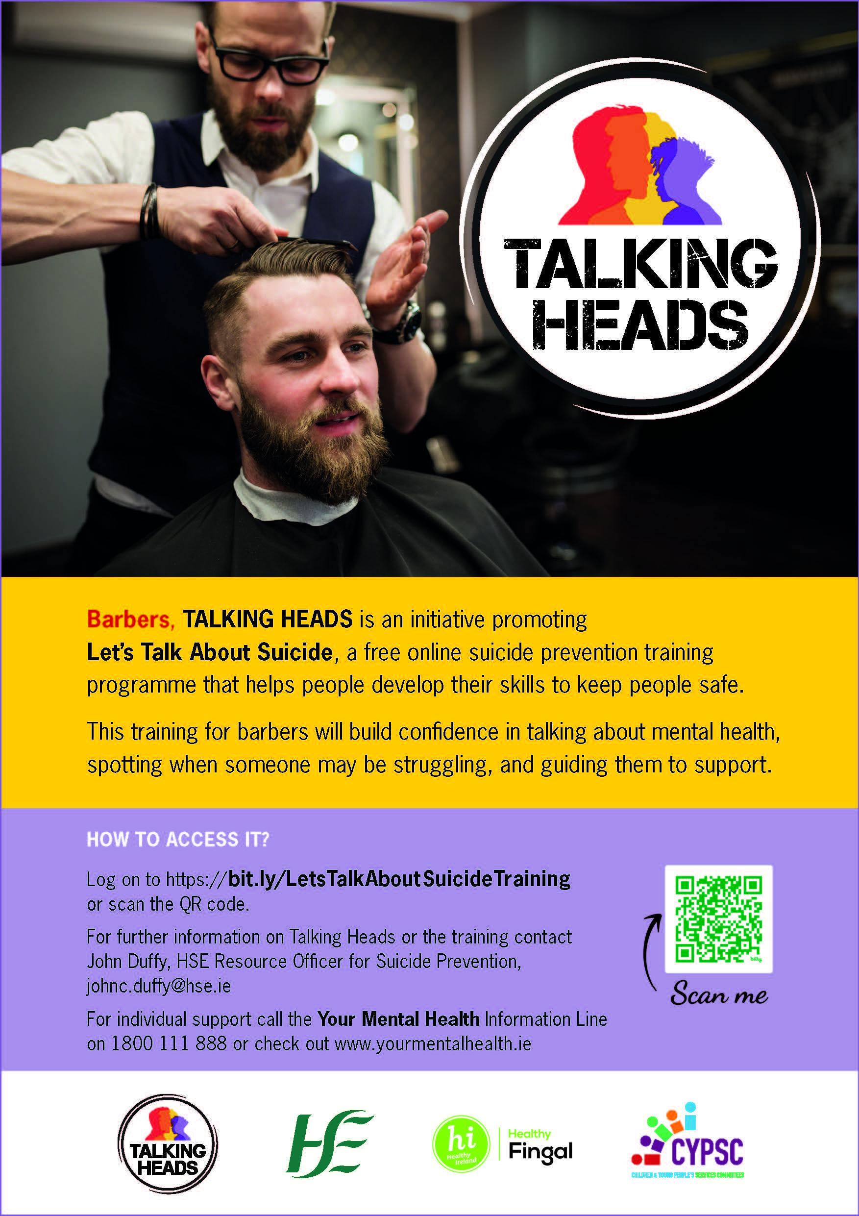 Talking Heads Barber Training