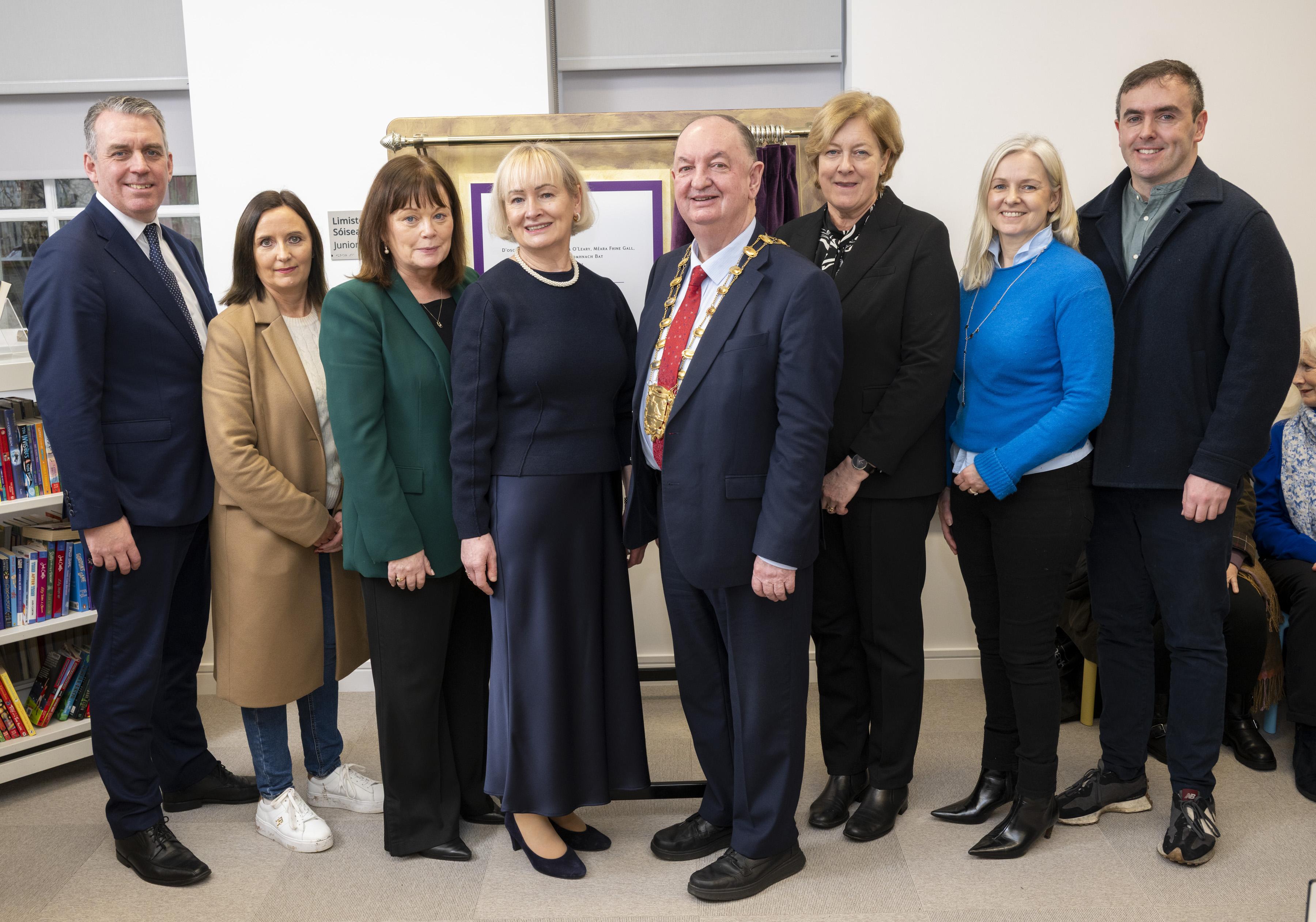 Mayor of Fingal has opened the new Donabate library alongside, Chief Executive, Councillors, Directors