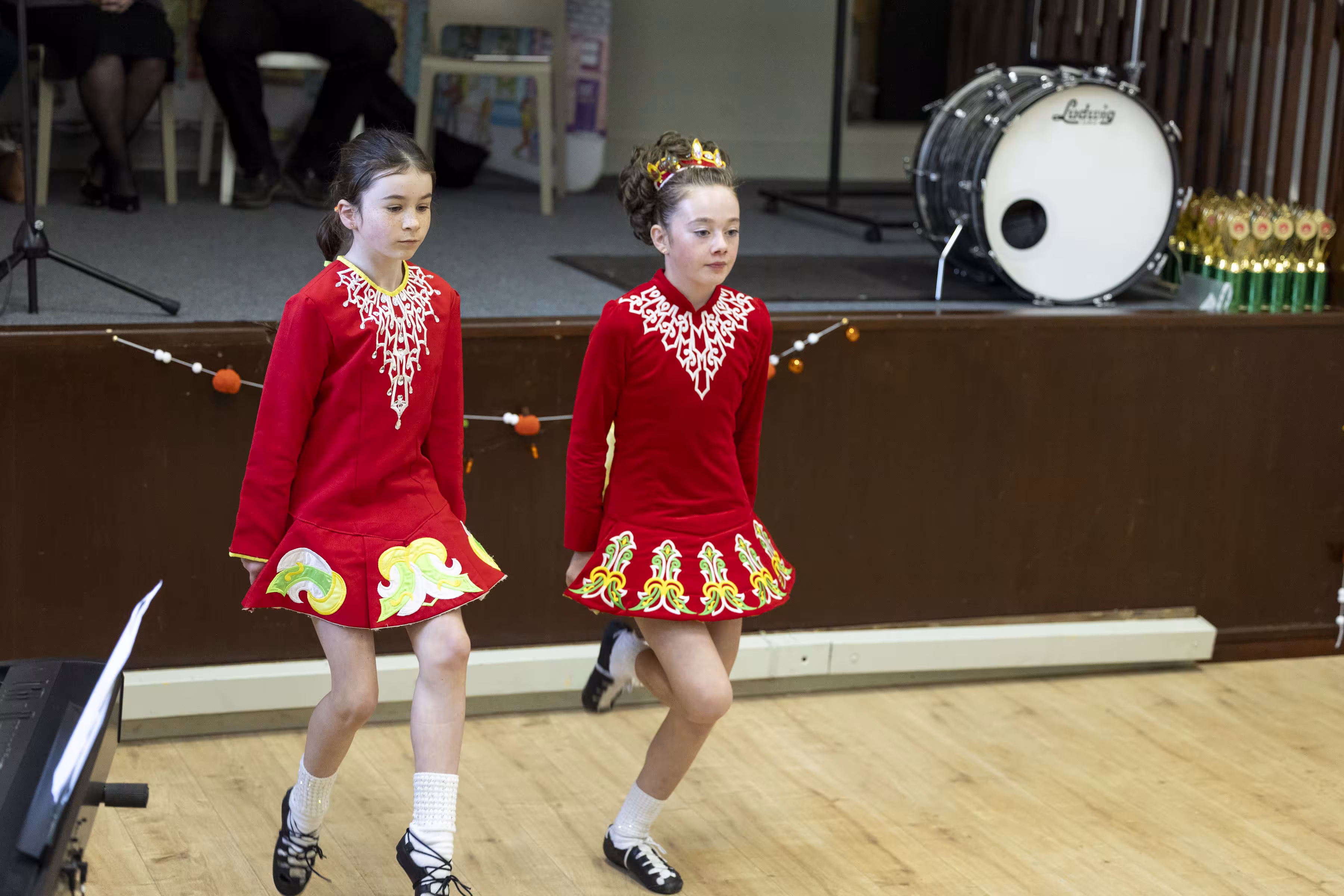 The opening of St Margaret's Community Centre featured Irish dancing