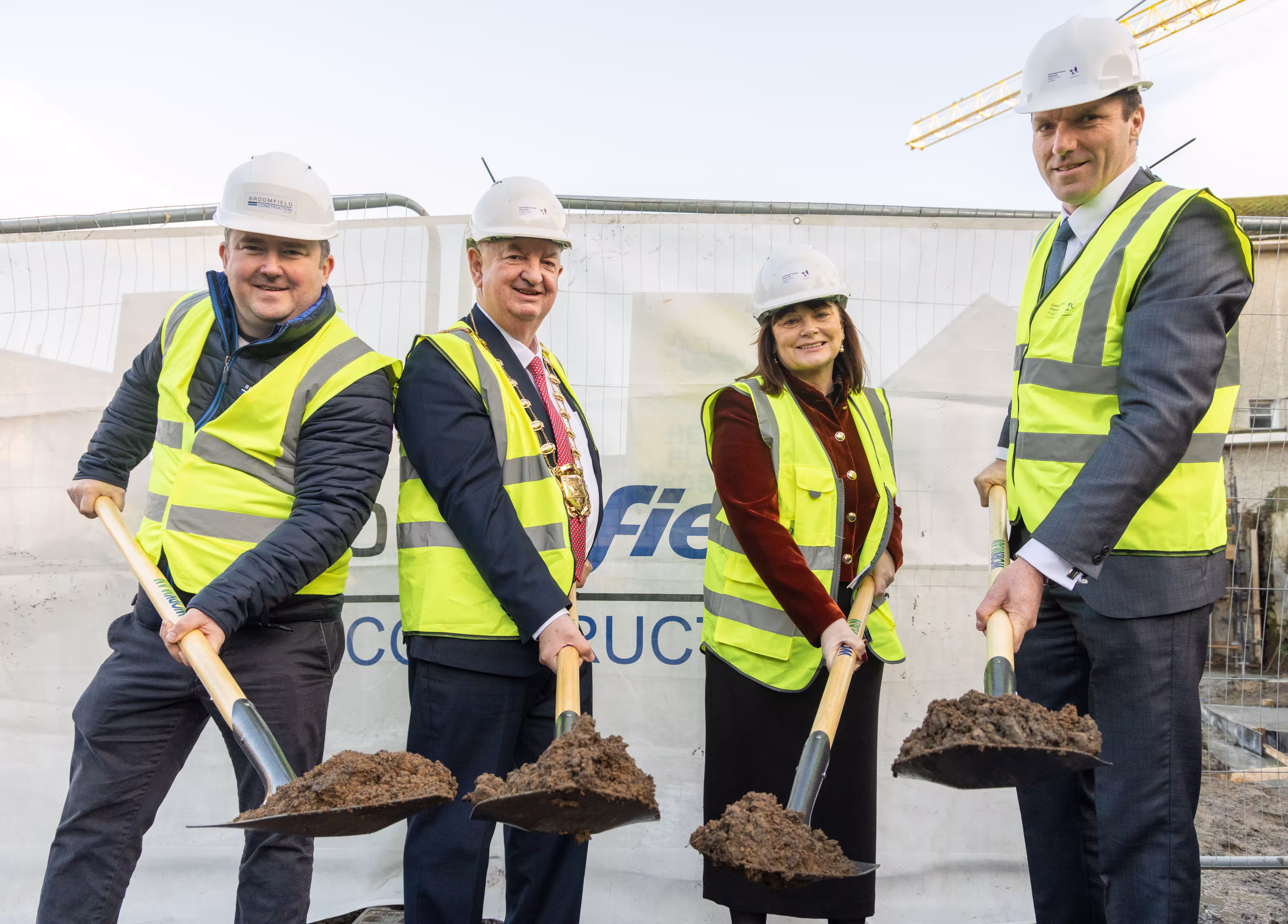 North Court Sod Turning Swords