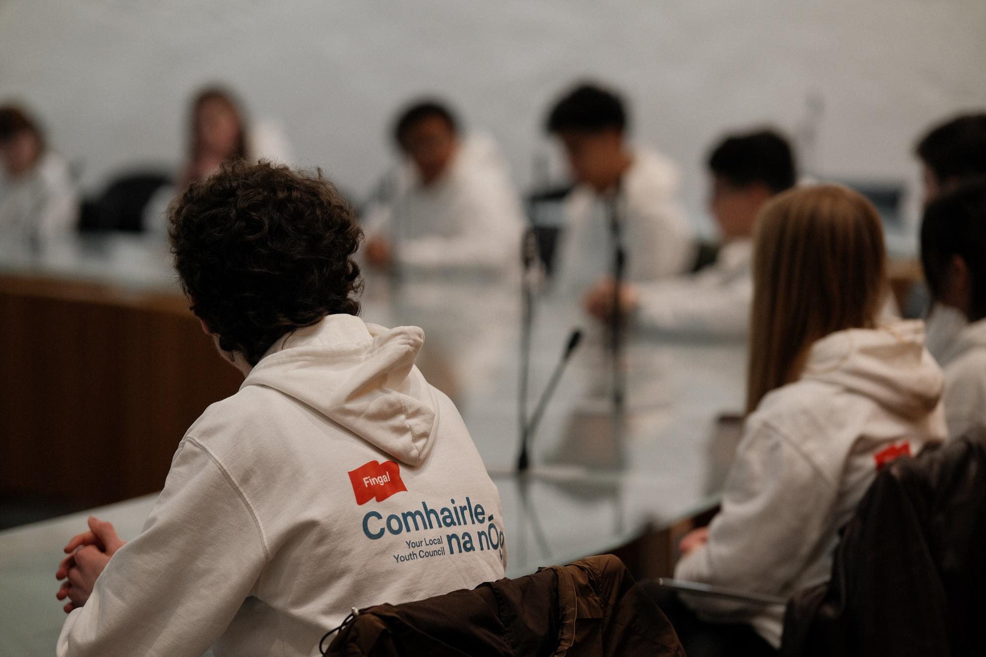 Comhairle na nOg 2026 visit Focus on Logo