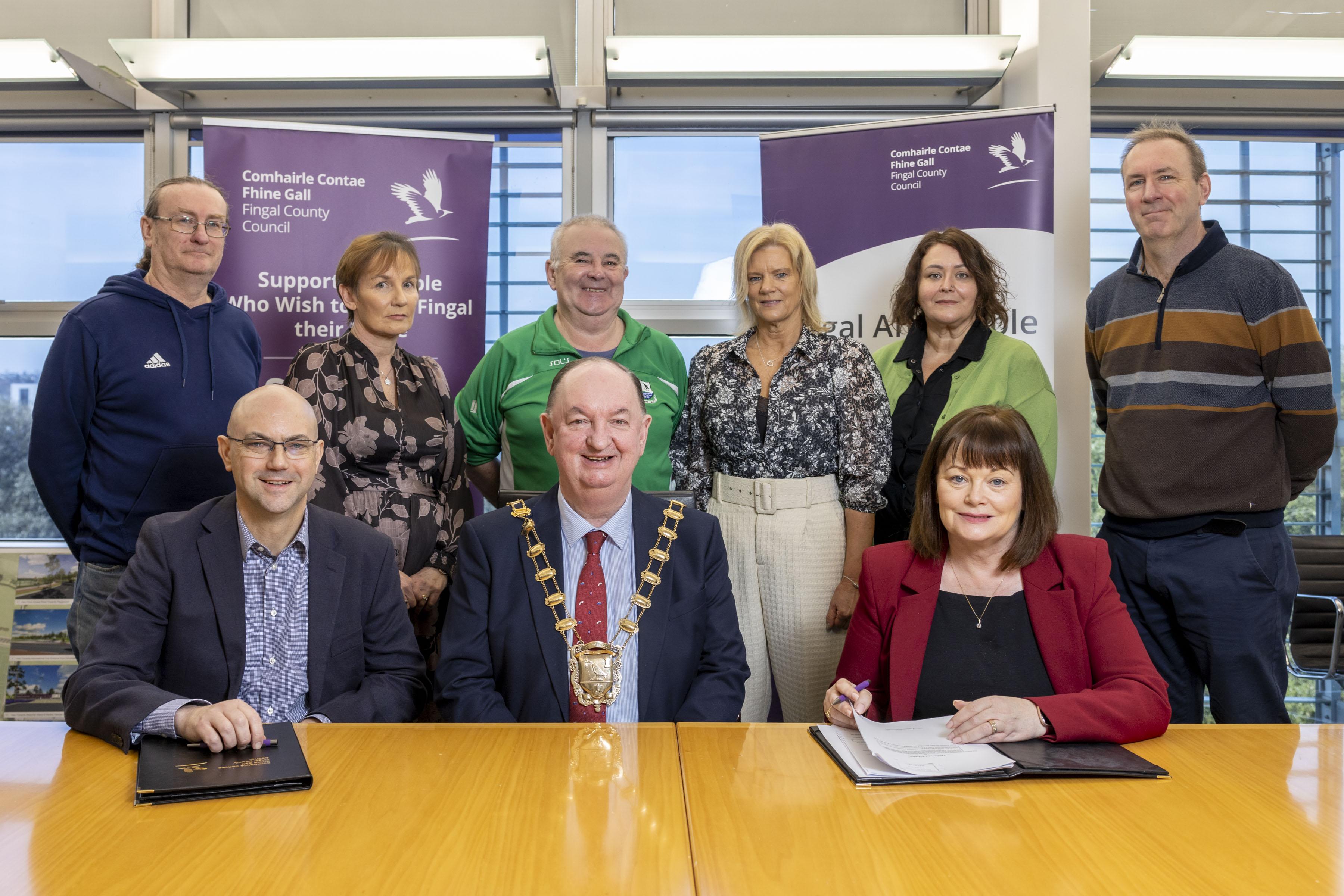 Recreational Hub Contract Signing