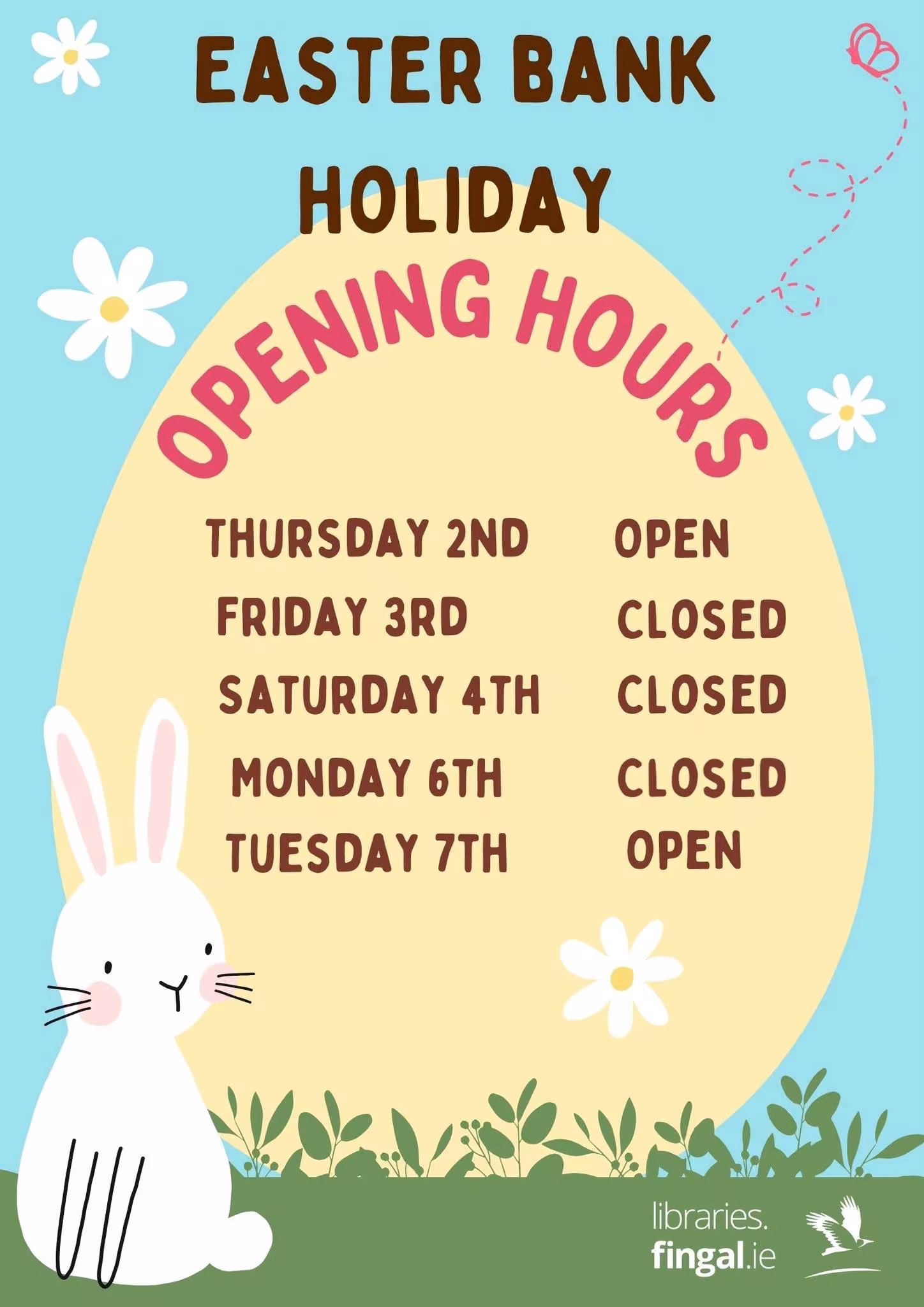 Easter opening times