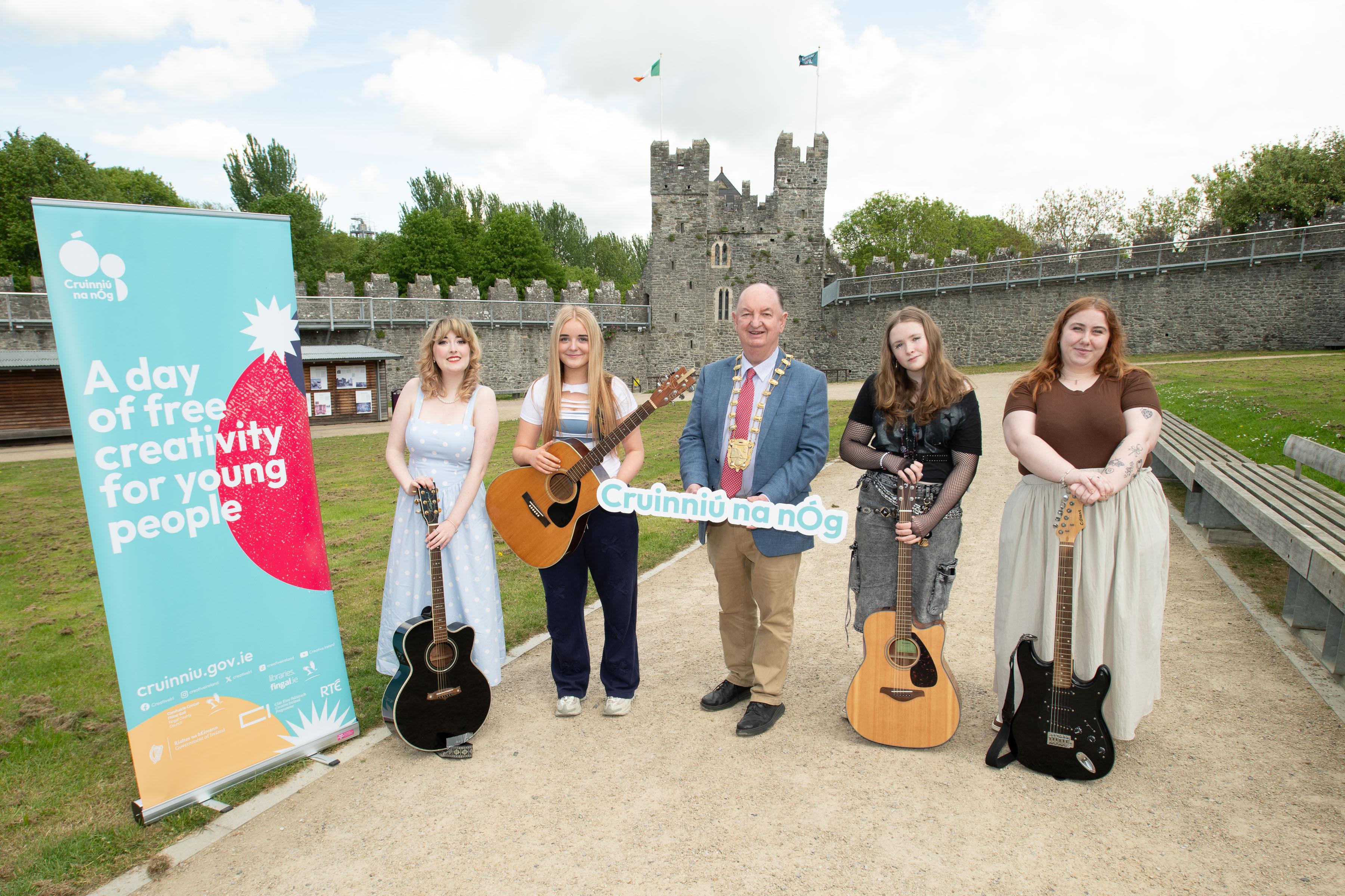 Garagland Galaxyz Performers at Swords Castle to launch Cruinniú na nÓg 2026