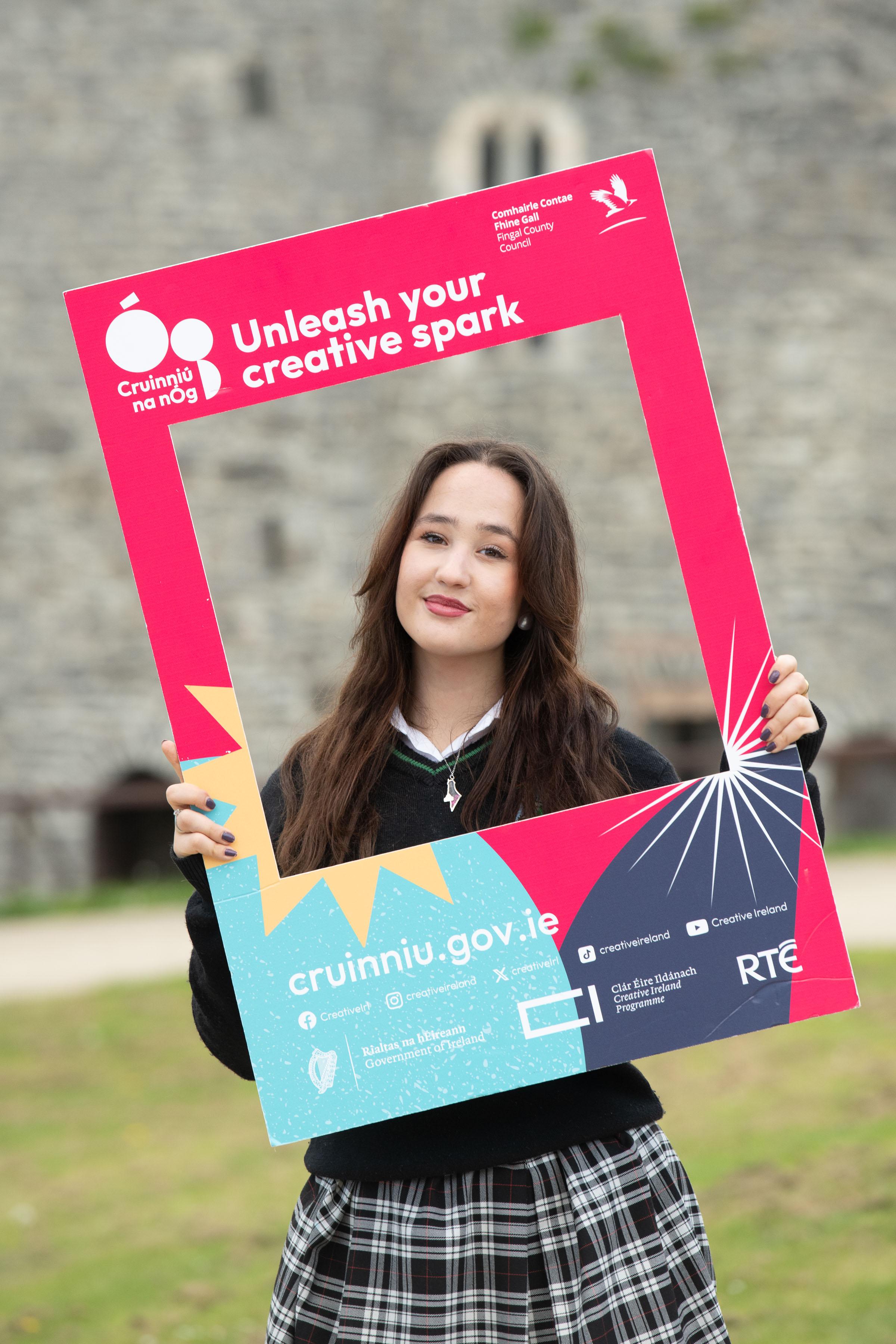 Cruinniú na nÓg 2026 Fingal Local Ambassador Yasmine Al Ja Afrehova 