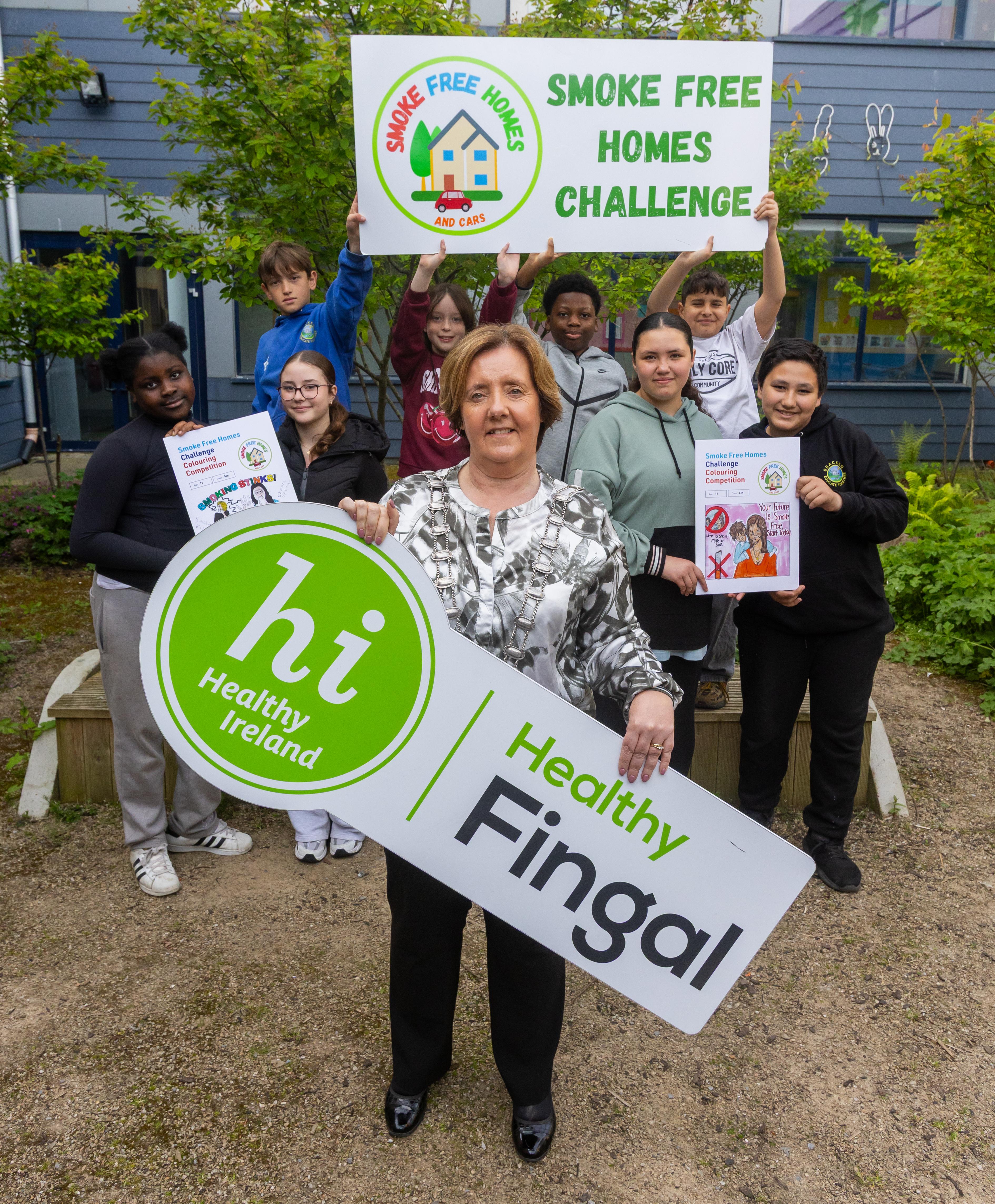 Smoke free homes challenge Dep Mayor Grainne Maguire