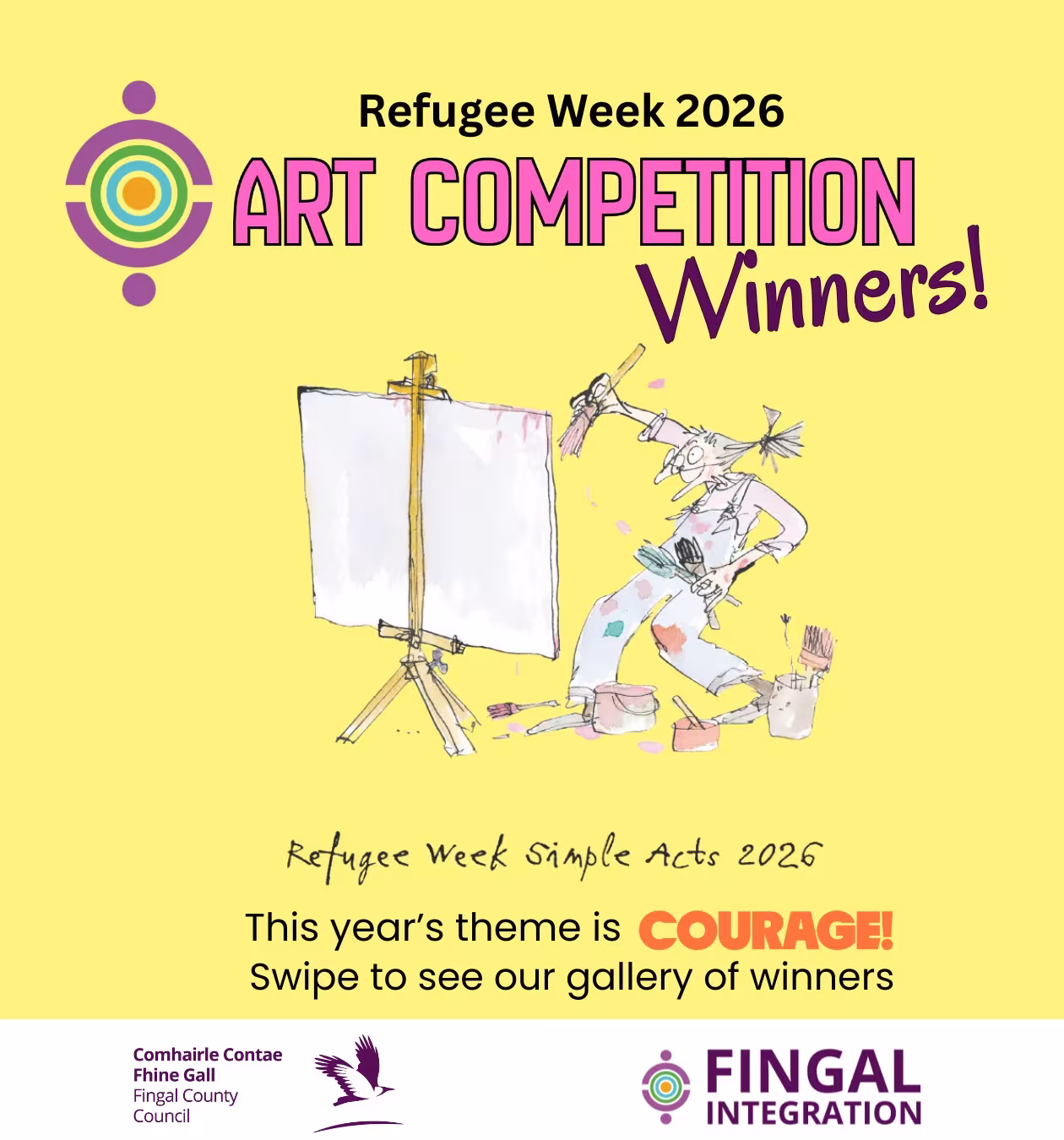 Winners of the Fingal Integration Art Competition 2026