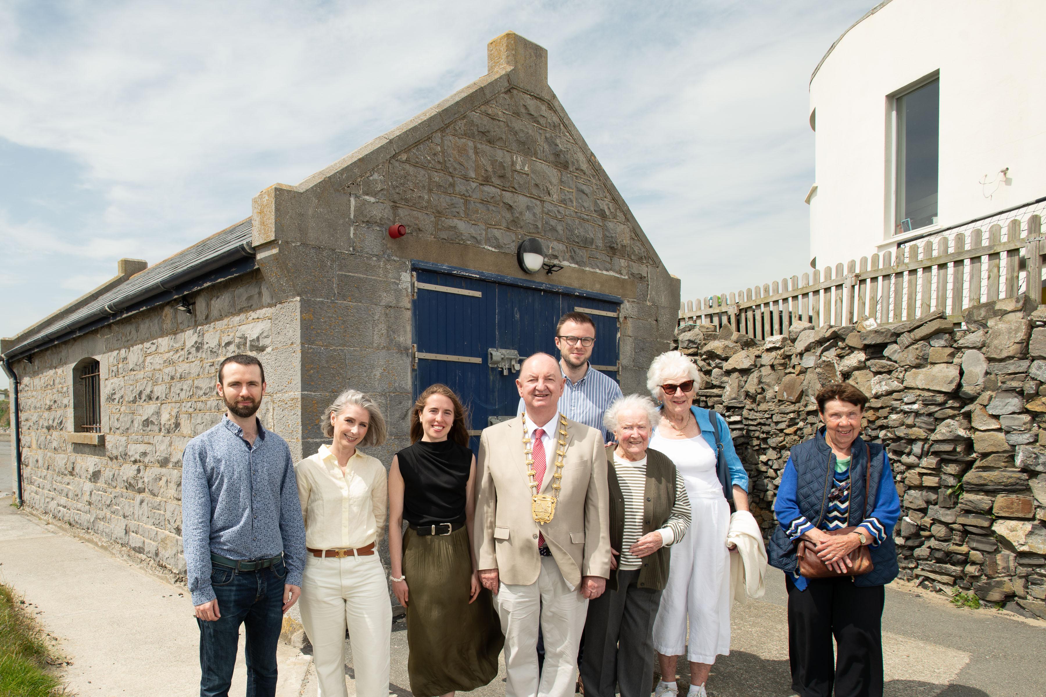 Mayor of Fingal with group at Loughshinny Boathouse.jpg