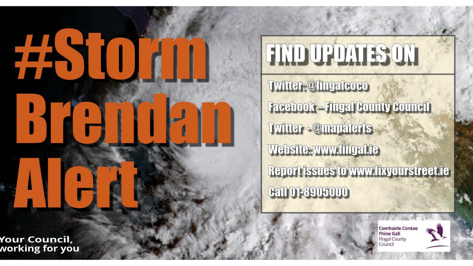 Updated Storm Brendan
